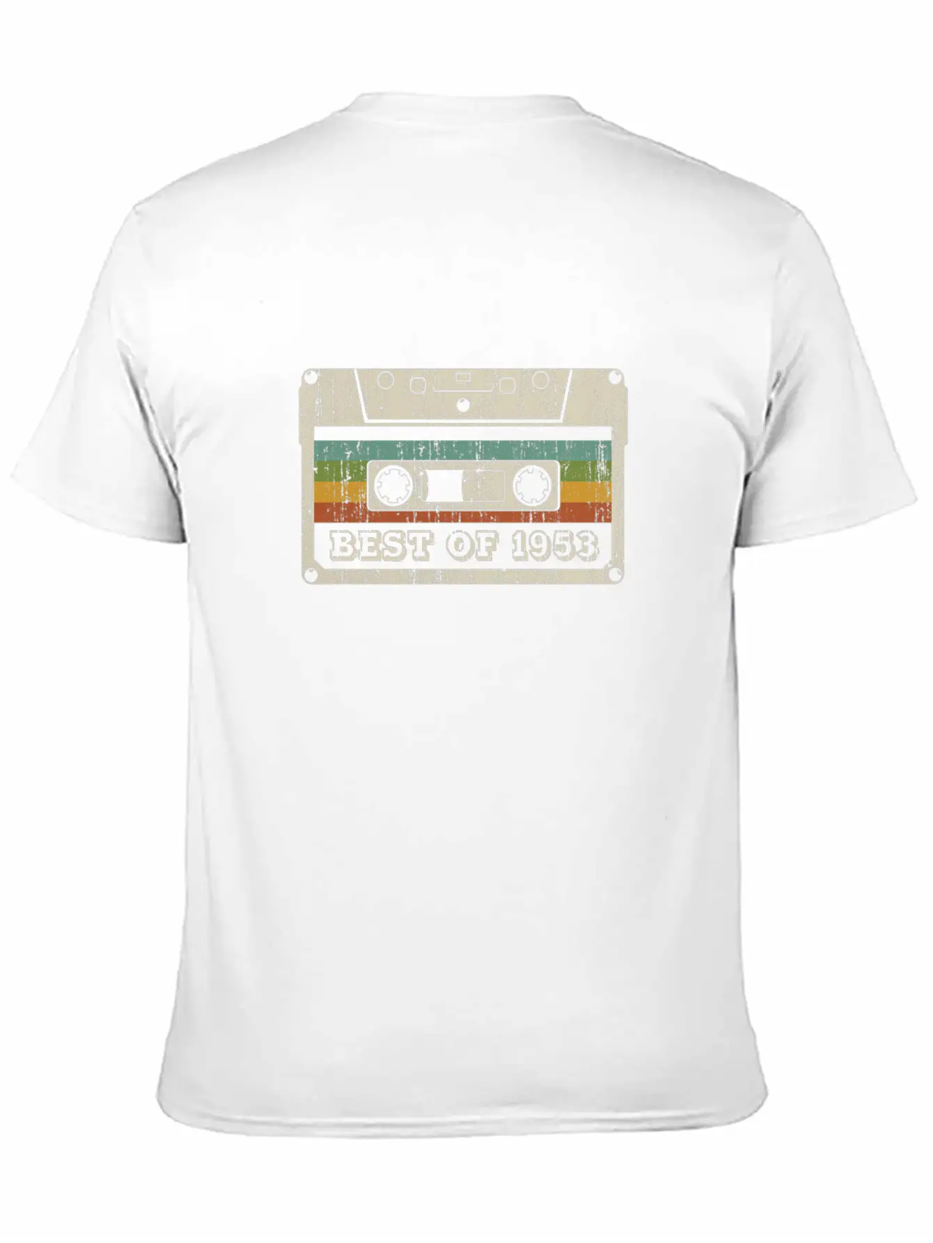 Vintage Cassette Best Of 1953 Birthday Gift Relaxed Everyday Tee – Lightweight And Durable Cotton
