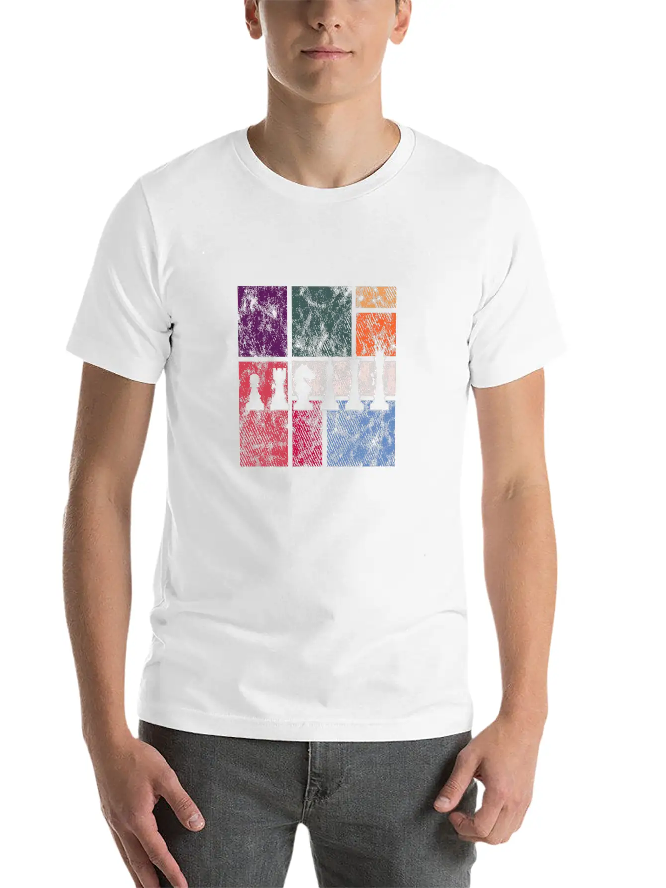 Vintage Chess – Retro Strategy Master Modern Fit Casual T-Shirt – Clean And Versatile Design