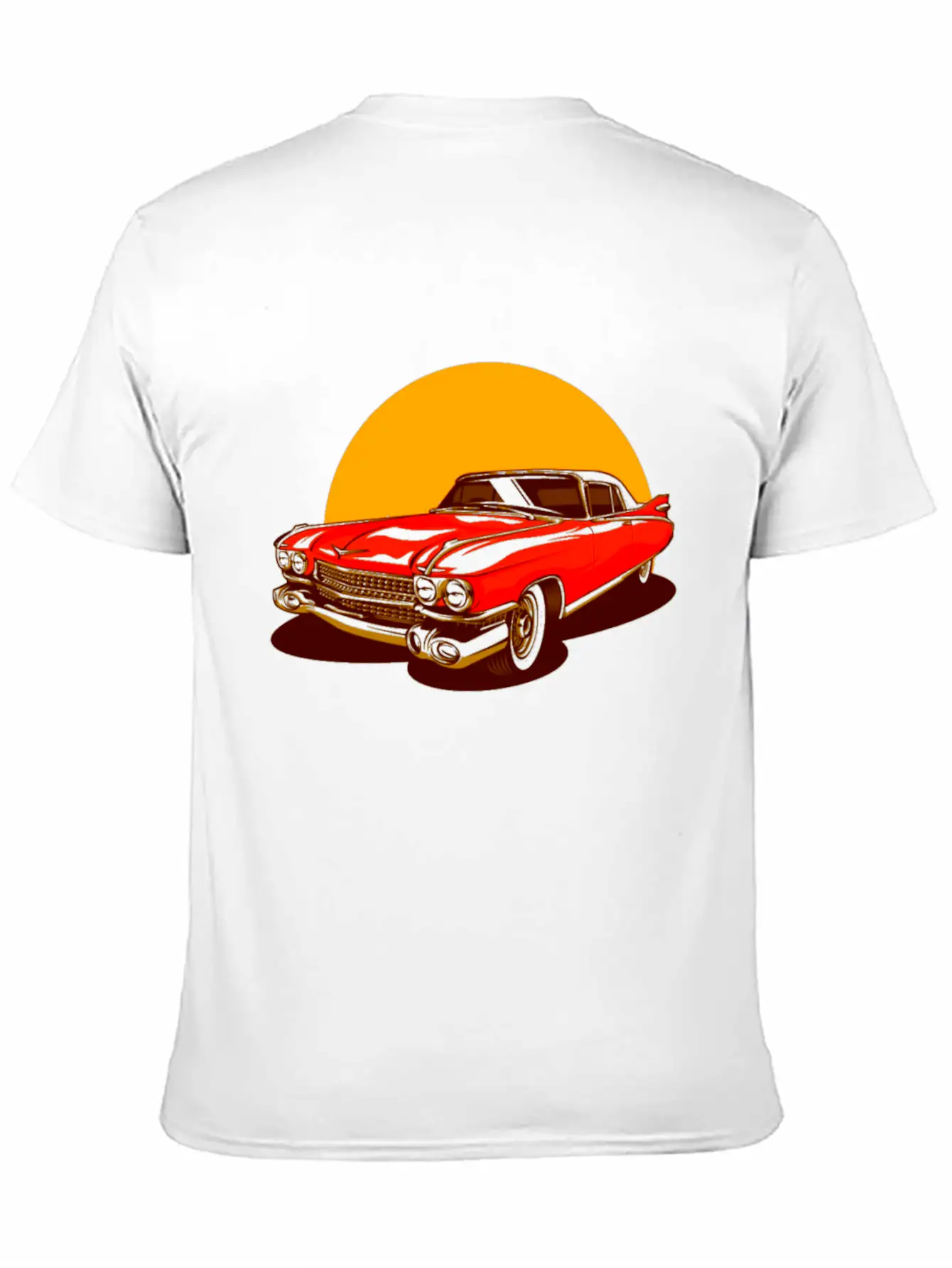 Vintage Classic Car Essential Cotton Tee For Daily Outfits – Unisex Style