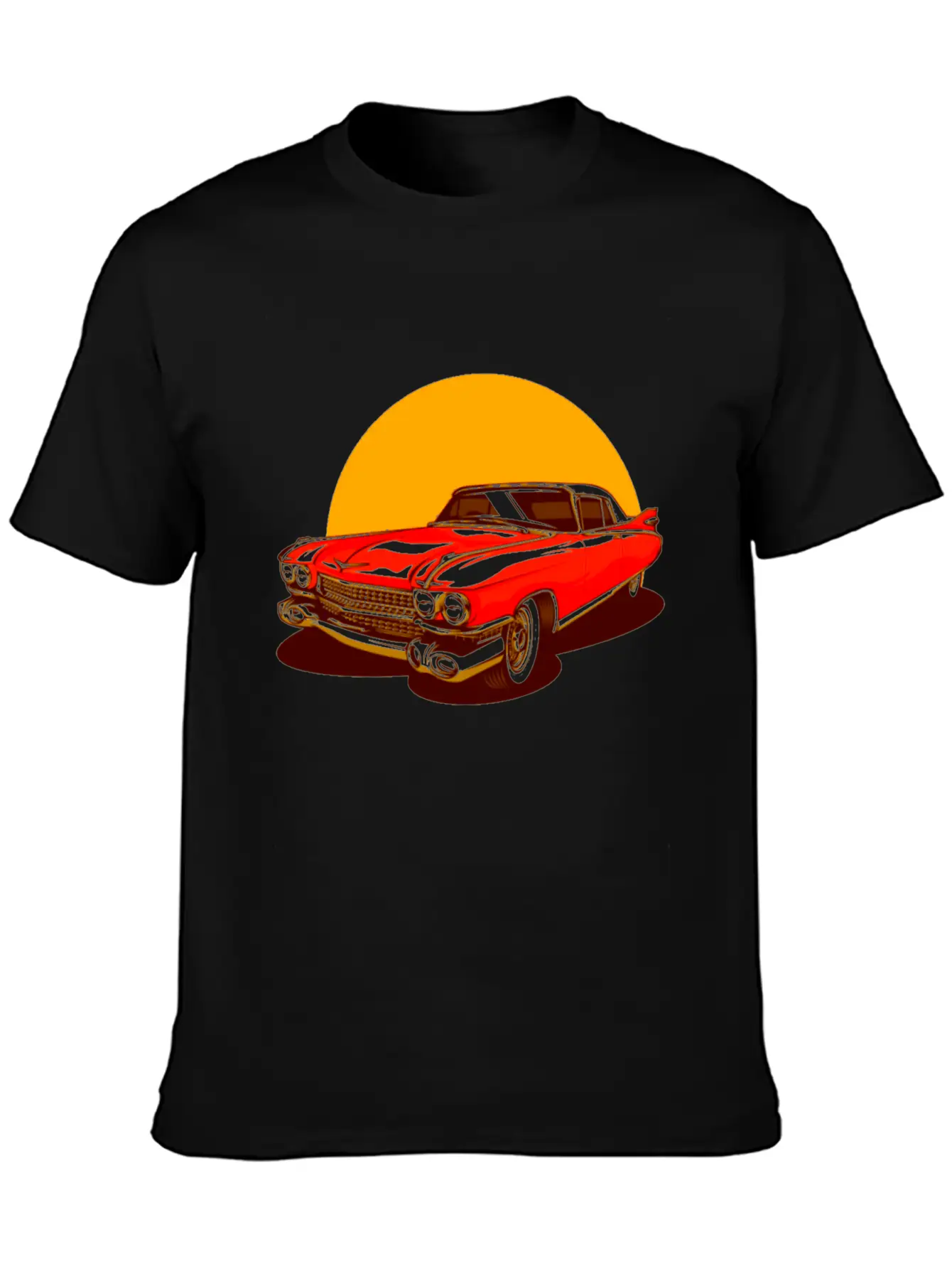 Vintage Classic Car Soft Cotton Short Sleeve Tee – Unisex Wardrobe Staple