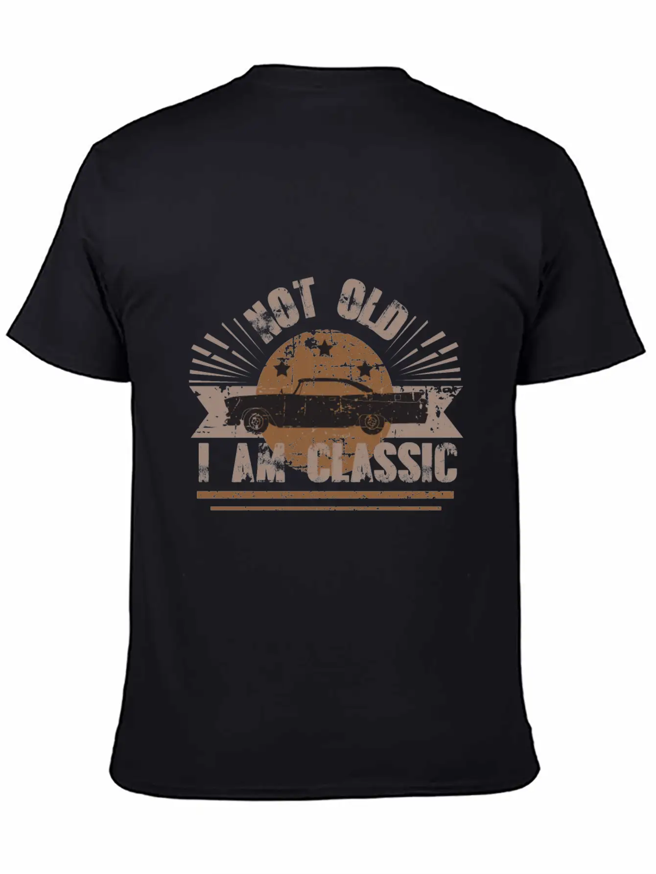 Vintage Classic Cars , Not Old - I Am Classic Modern Fit Casual T-Shirt – Clean And Versatile Design