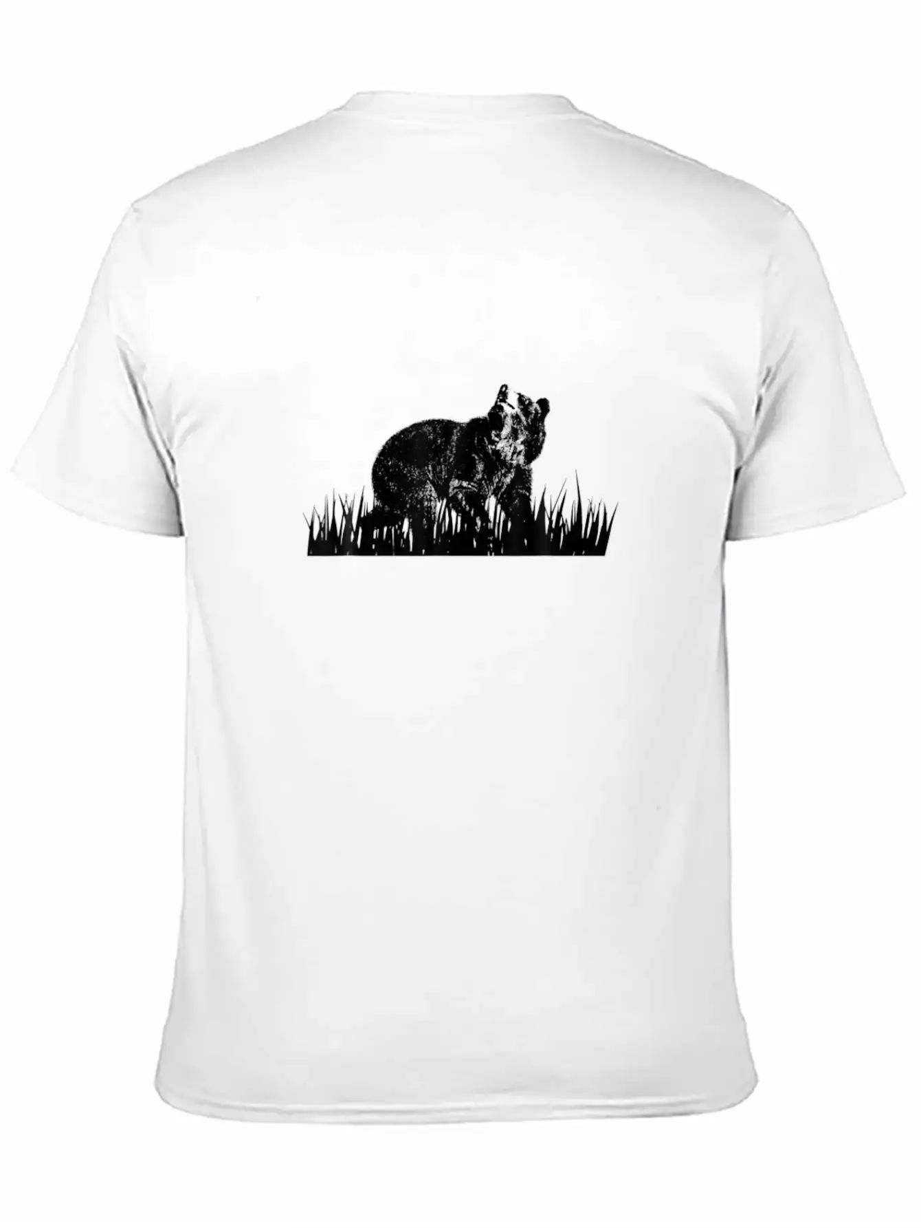 Vintage Graphic Hunter Hunt Black Brown Bear Grizz Modern Fit Casual T-Shirt – Clean And Versatile Design