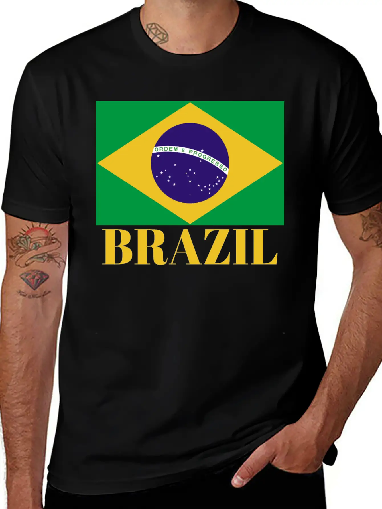 Vintage It's In My DNA Brazil Flag BRAZIL BRASIL Soft Cotton Short Sleeve Tee – Unisex Wardrobe Staple