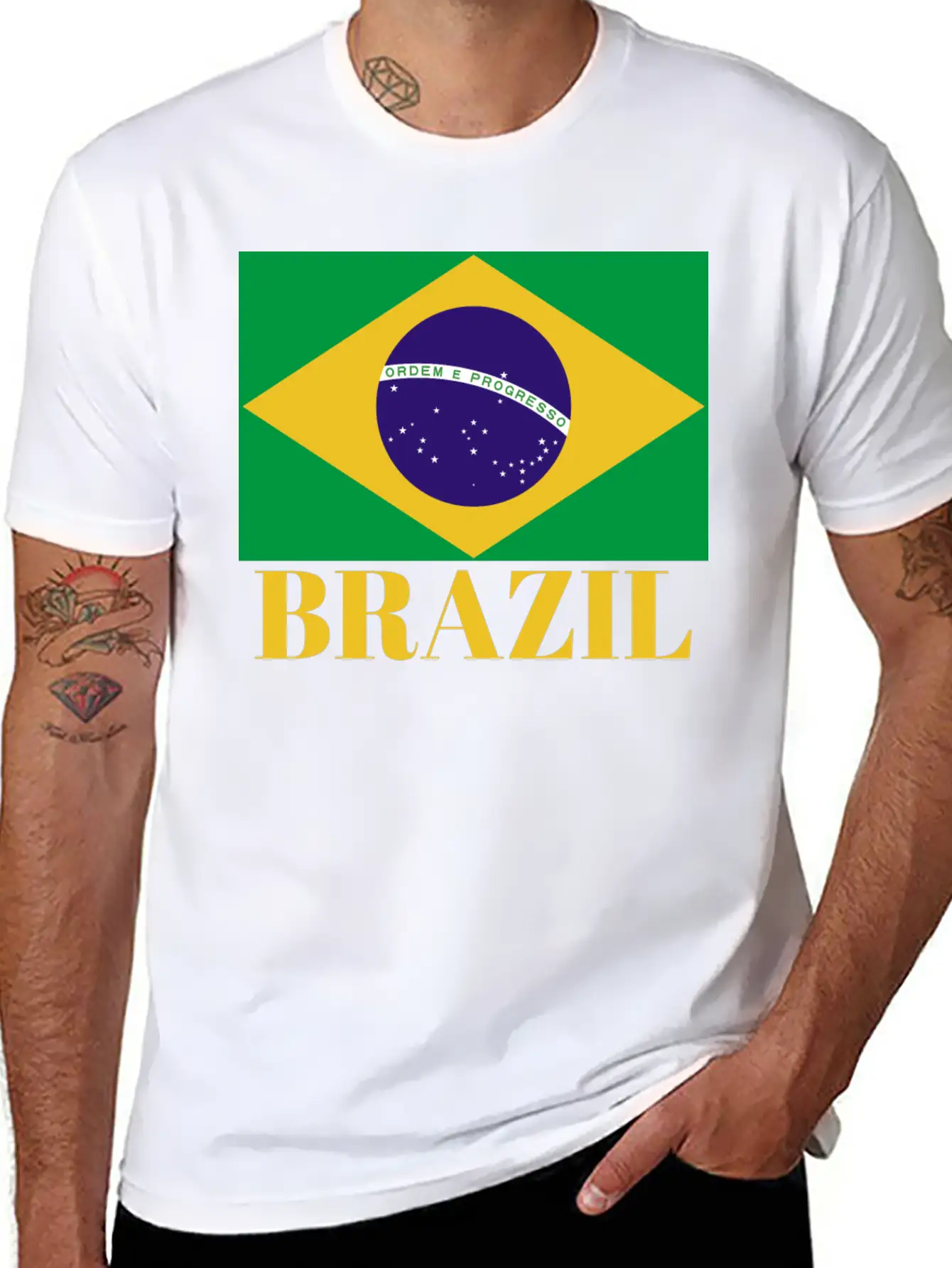 Vintage It's In My DNA Brazil Flag BRAZIL BRASIL Soft Cotton Short Sleeve Tee – Unisex Wardrobe Staple
