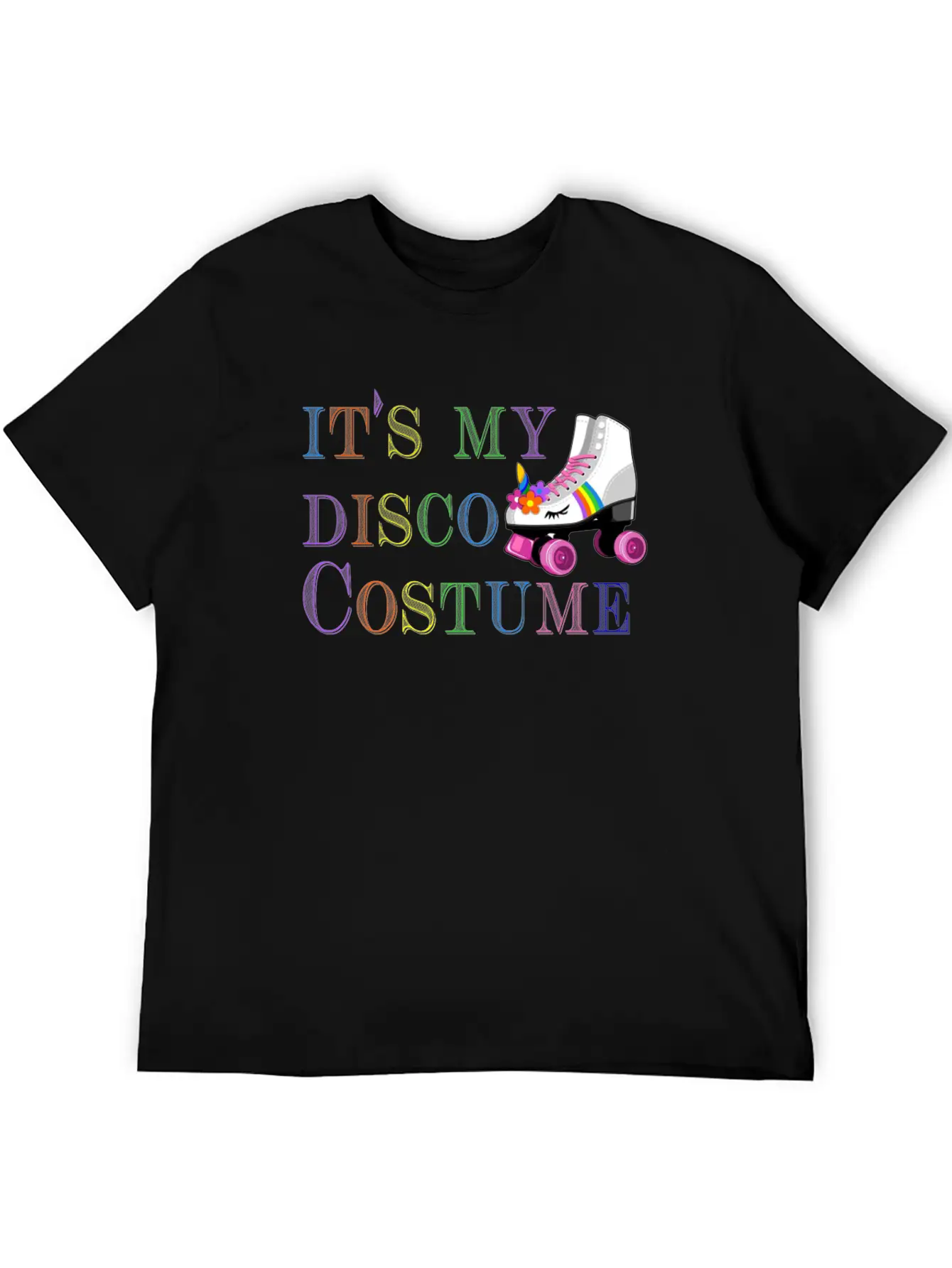 Vintage Its My Disco Costume 80'Retro Themed Desig Lightweight Cotton T-Shirt – Daily Comfort Graphic Shirt