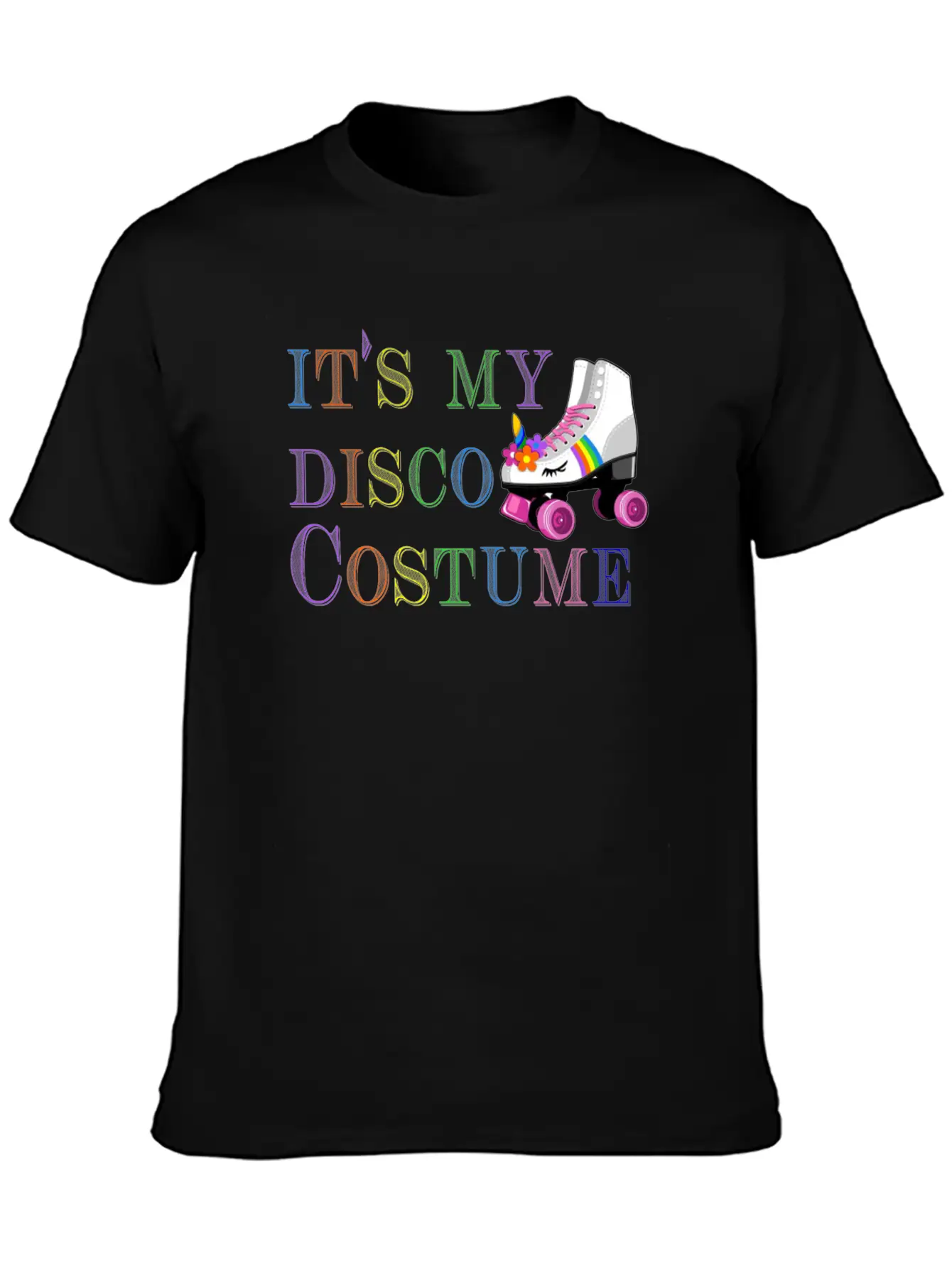 Vintage Its My Disco Costume 80'Retro Themed Desig Lightweight Cotton T-Shirt – Daily Comfort Graphic Shirt