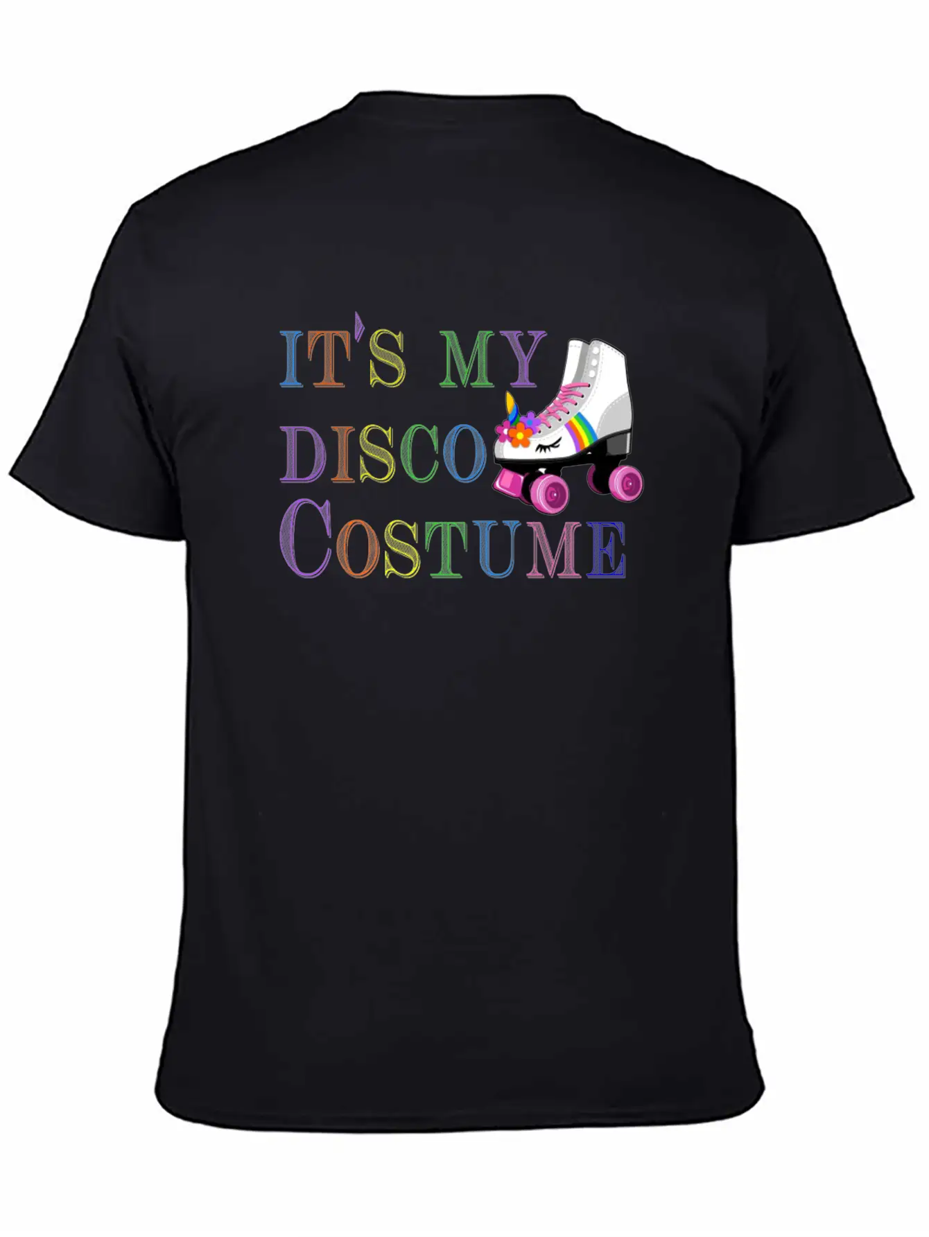 Vintage Its My Disco Costume 80'Retro Themed Desig Lightweight Cotton T-Shirt – Daily Comfort Graphic Shirt