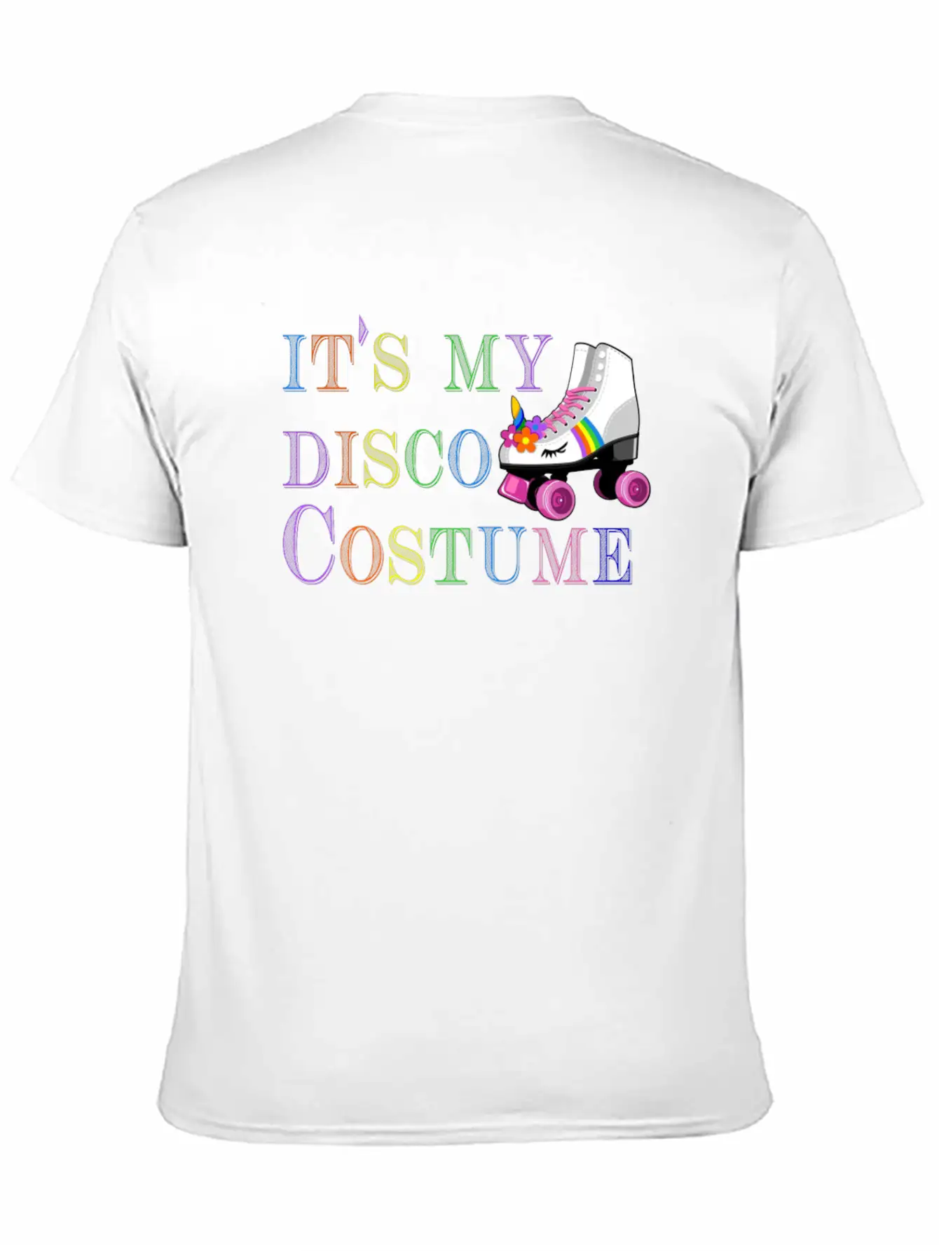 Vintage Its My Disco Costume 80'Retro Themed Desig Lightweight Cotton T-Shirt – Daily Comfort Graphic Shirt