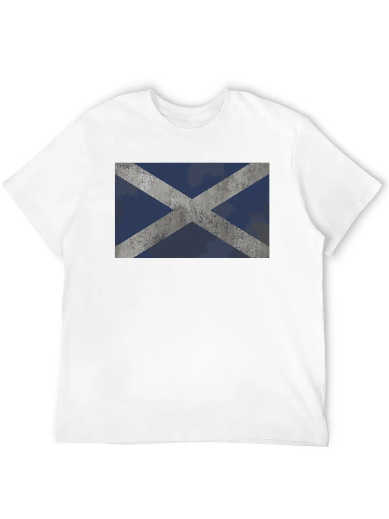 Vintage Scotland Flag Modern Fit Casual T-Shirt ��� Clean And Versatile Design
