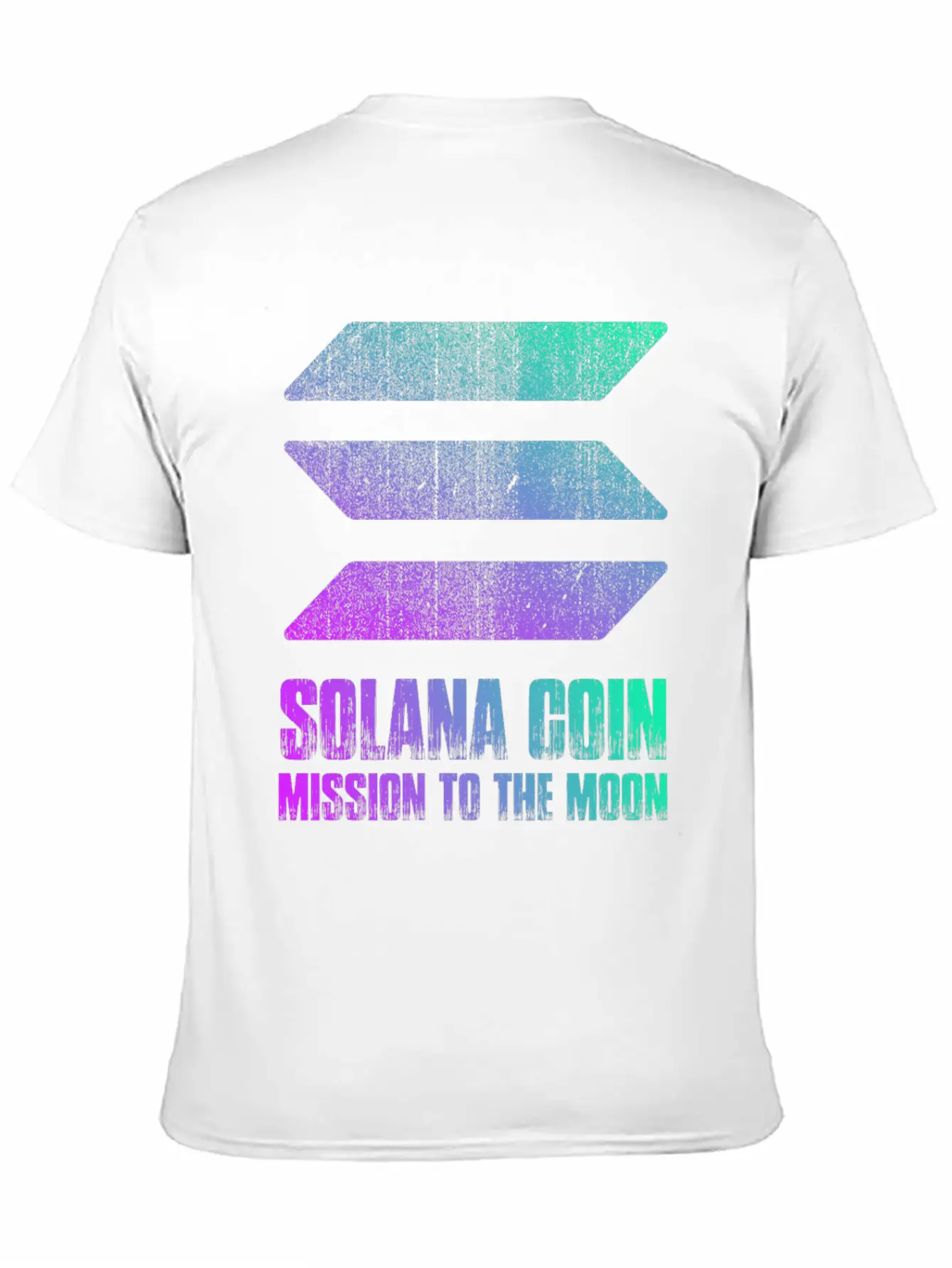 Vintage Solana Coin Mission To The Moon Crypto Soft Cotton Short Sleeve Tee – Unisex Wardrobe Staple