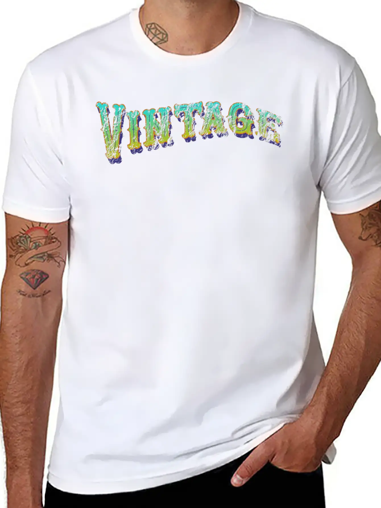 Vintage Stylish Everyday T-Shirt – Unisex Basic Cotton Tee
