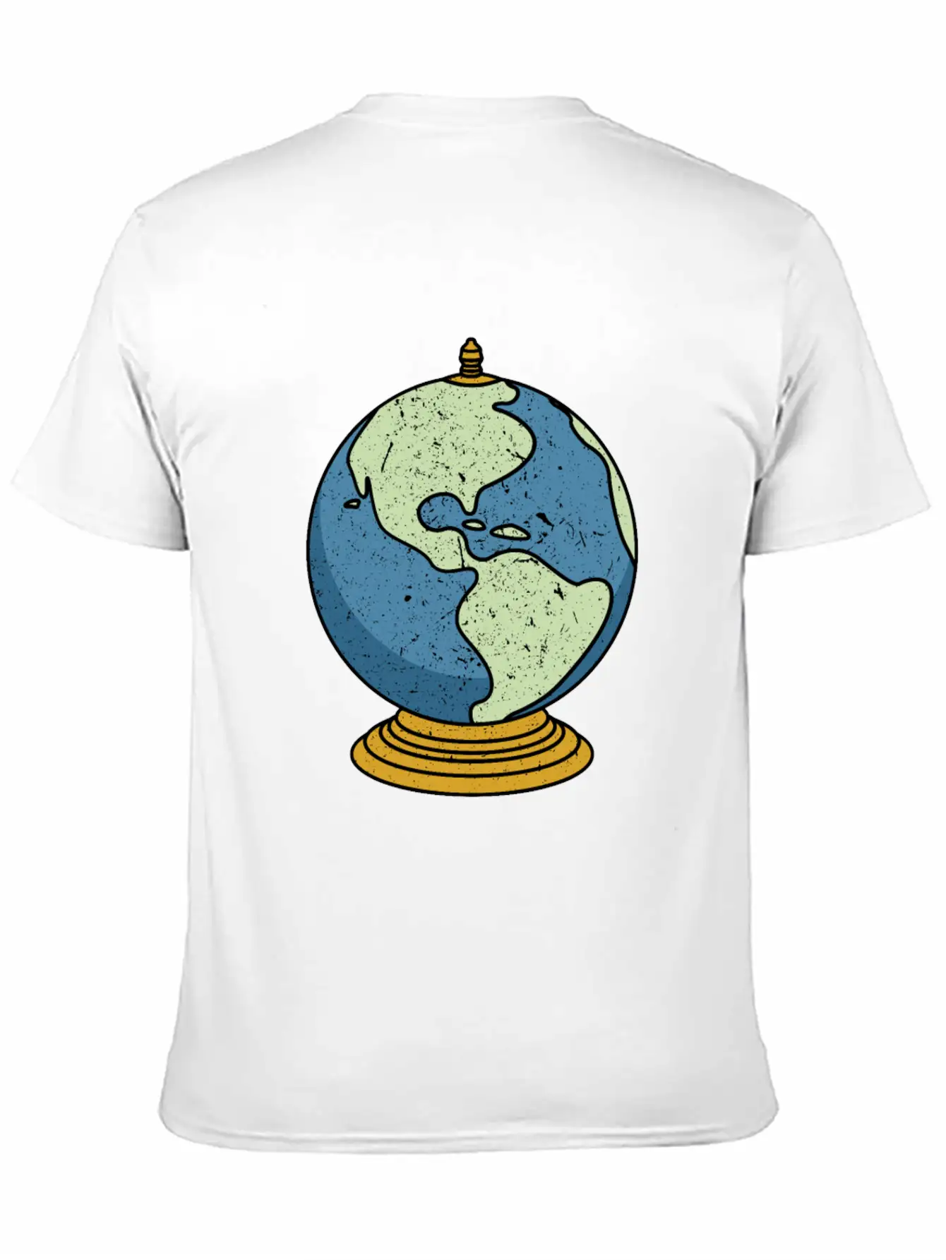 Vintage Tabletop Desk Globe Unisex Casual T-Shirt ��� Clean Design For Daily Comfort