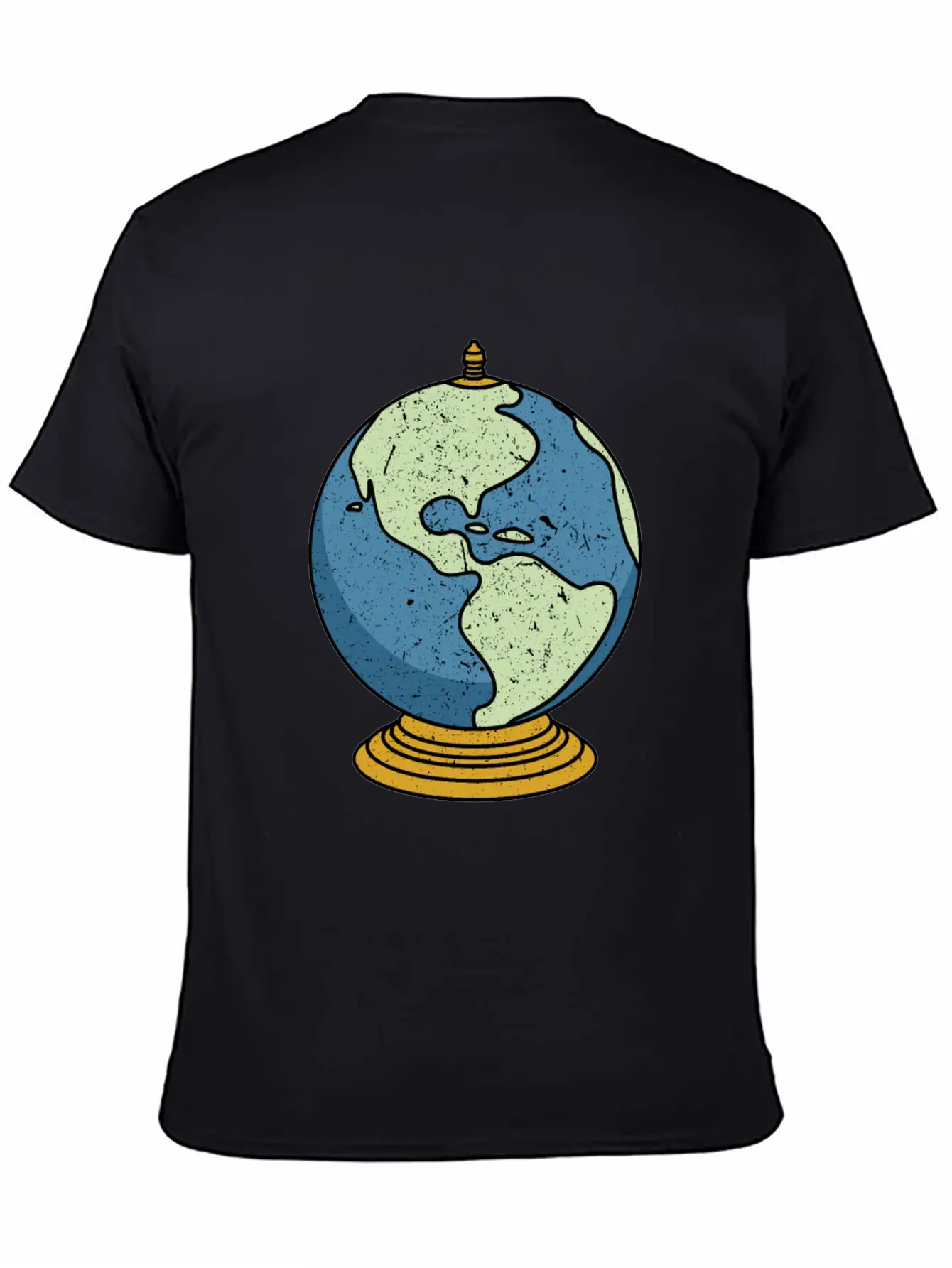Vintage Tabletop Desk Globe Unisex Casual T-Shirt ��� Clean Design For Daily Comfort