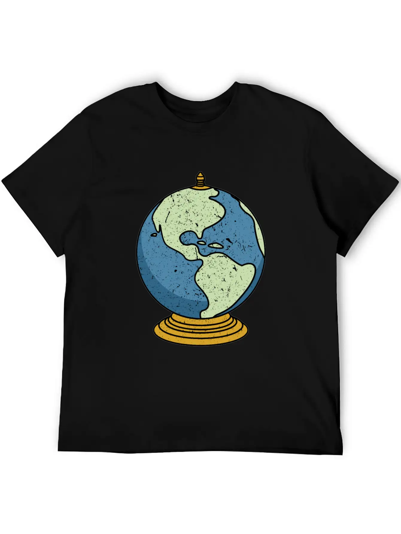 Vintage Tabletop Desk Globe Unisex Casual T-Shirt ��� Clean Design For Daily Comfort