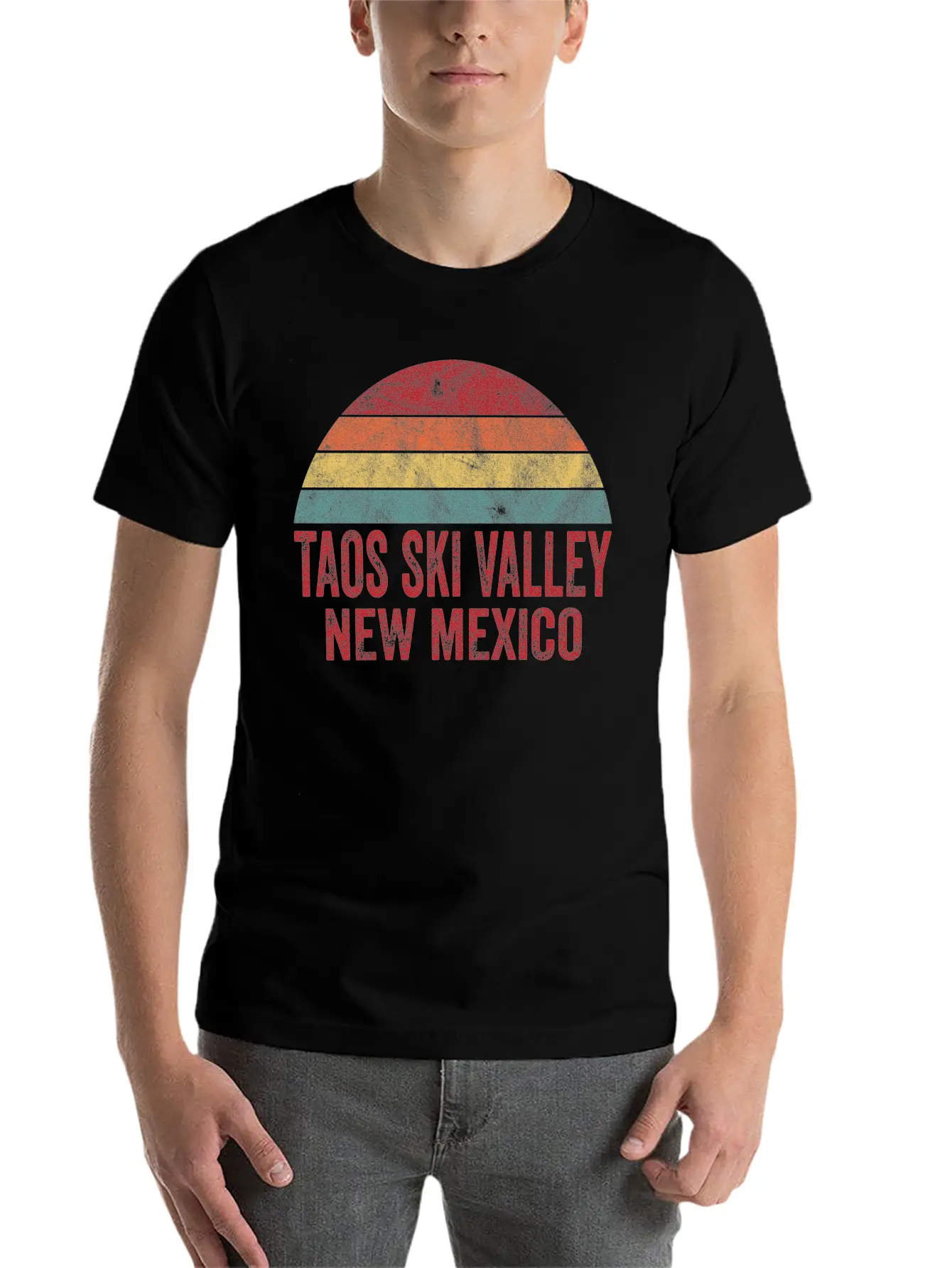 Vintage Taos Ski Valley New Mexico Classic Fit Graphic Tee For Daily Comfort – Unisex Cotton Shirt