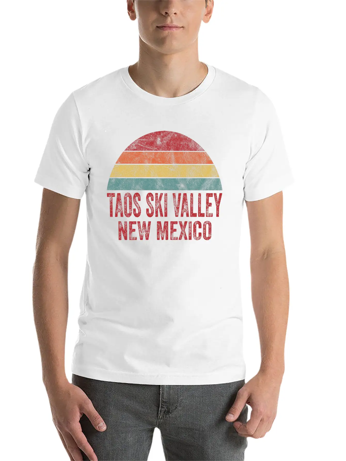 Vintage Taos Ski Valley New Mexico Classic Fit Graphic Tee For Daily Comfort – Unisex Cotton Shirt