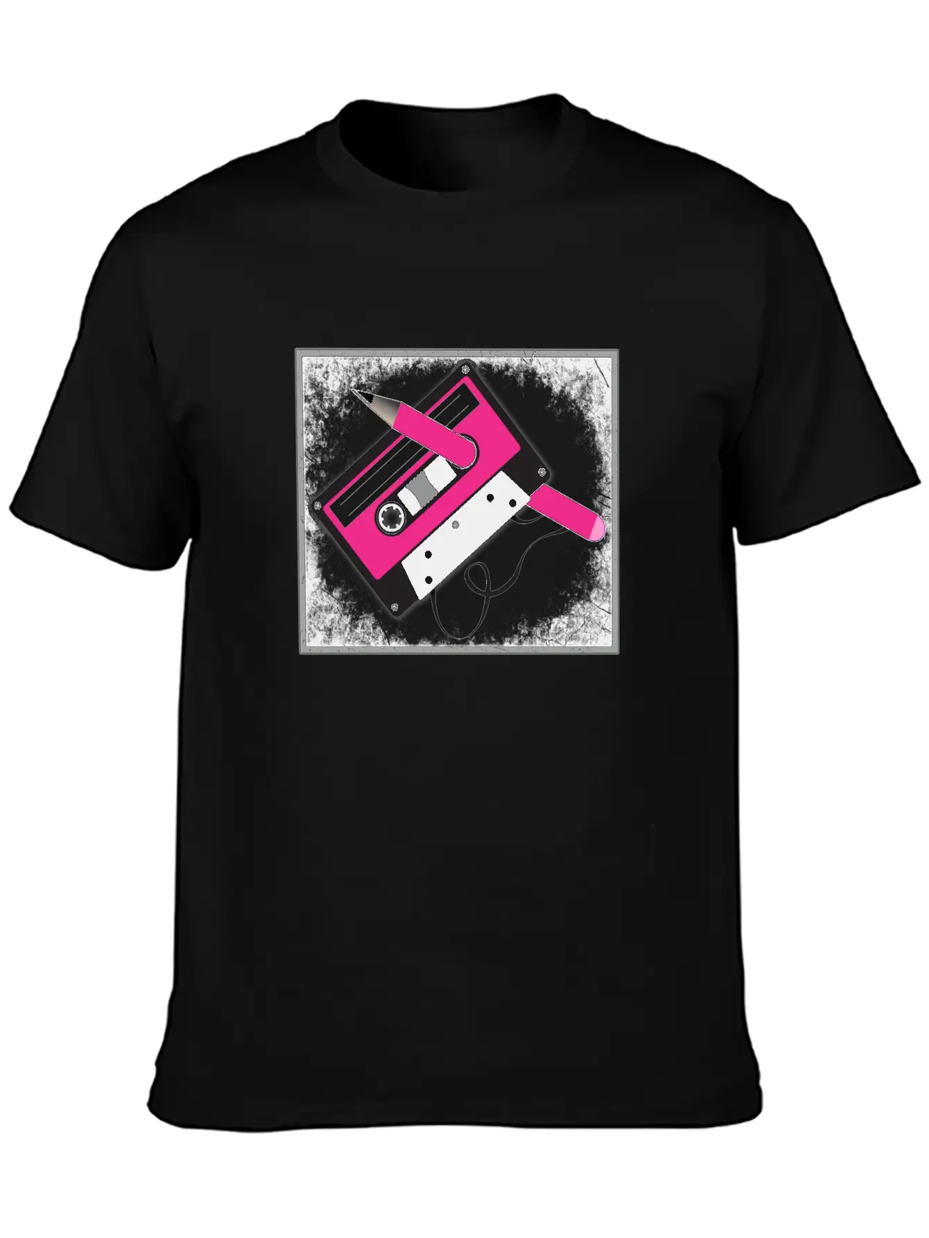 Vintage Tech Cassette Tape Unisex Casual T-Shirt – Clean Design For Daily Comfort