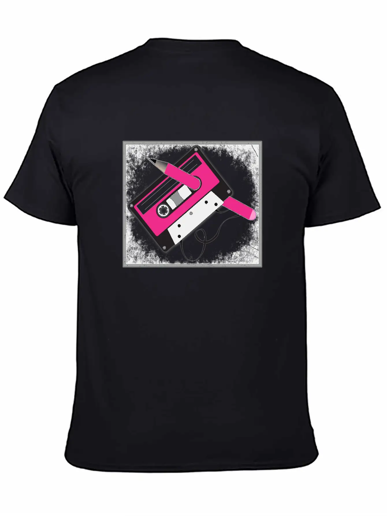 Vintage Tech Cassette Tape Unisex Casual T-Shirt – Clean Design For Daily Comfort