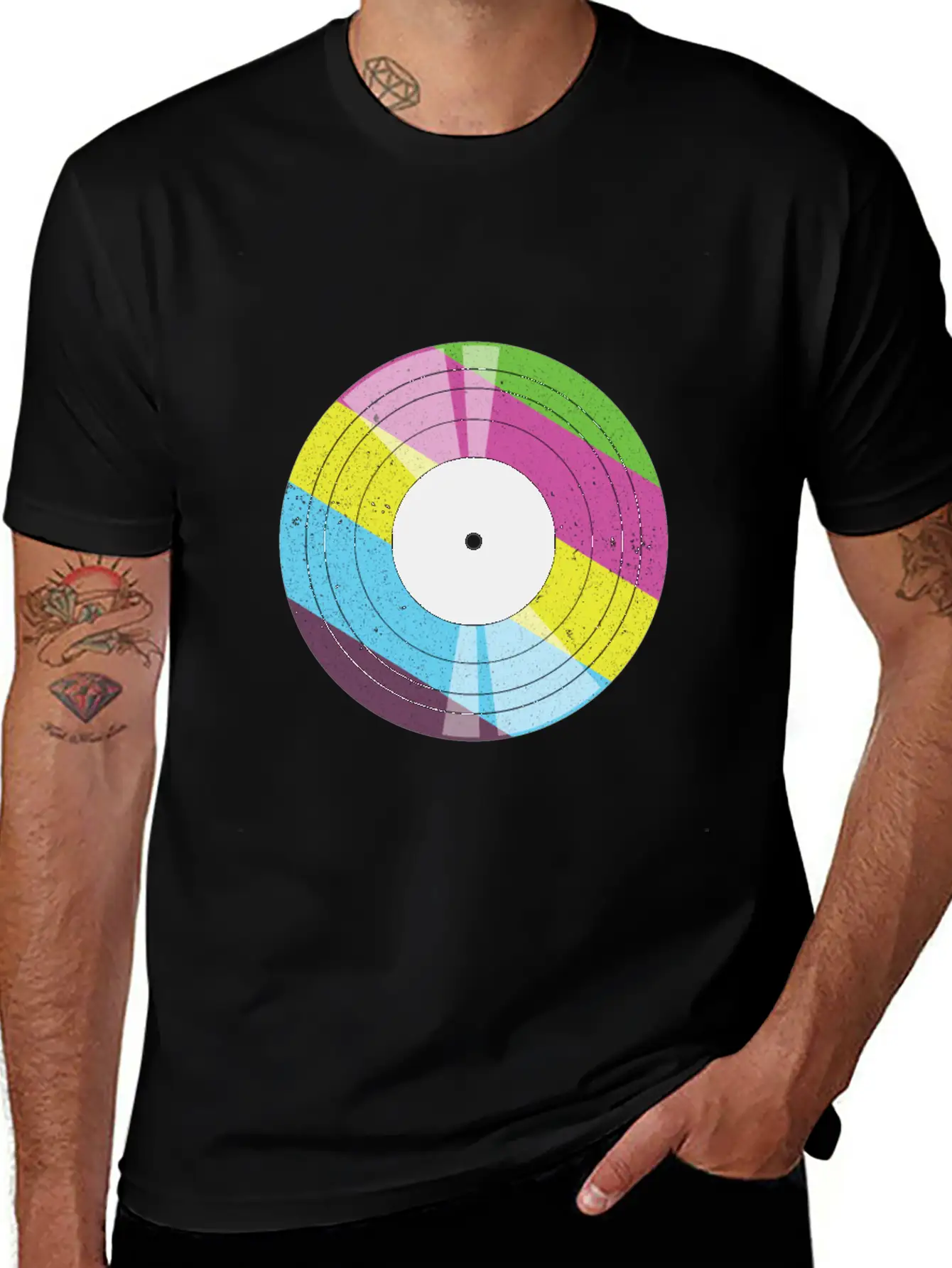 Vintage Vinyl - 90s Modern Fit Casual T-Shirt – Clean And Versatile Design
