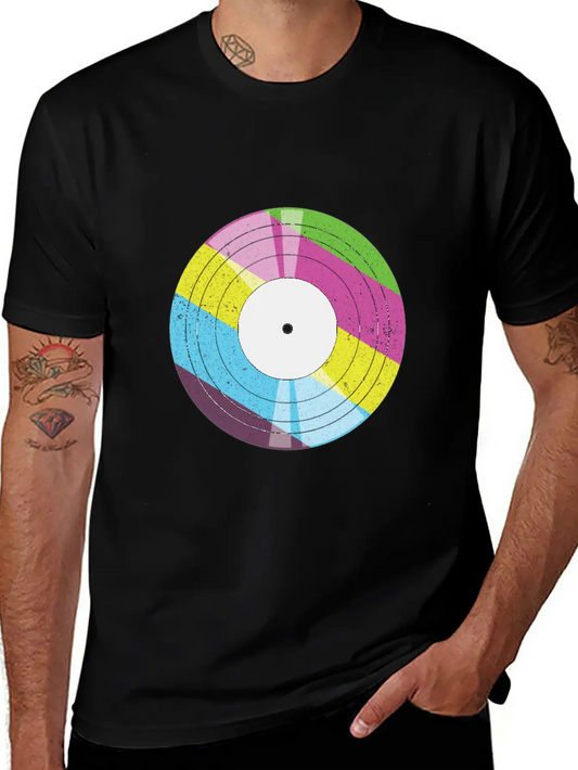 Vintage Vinyl - 90s Modern Fit Casual T-Shirt – Clean And Versatile Design