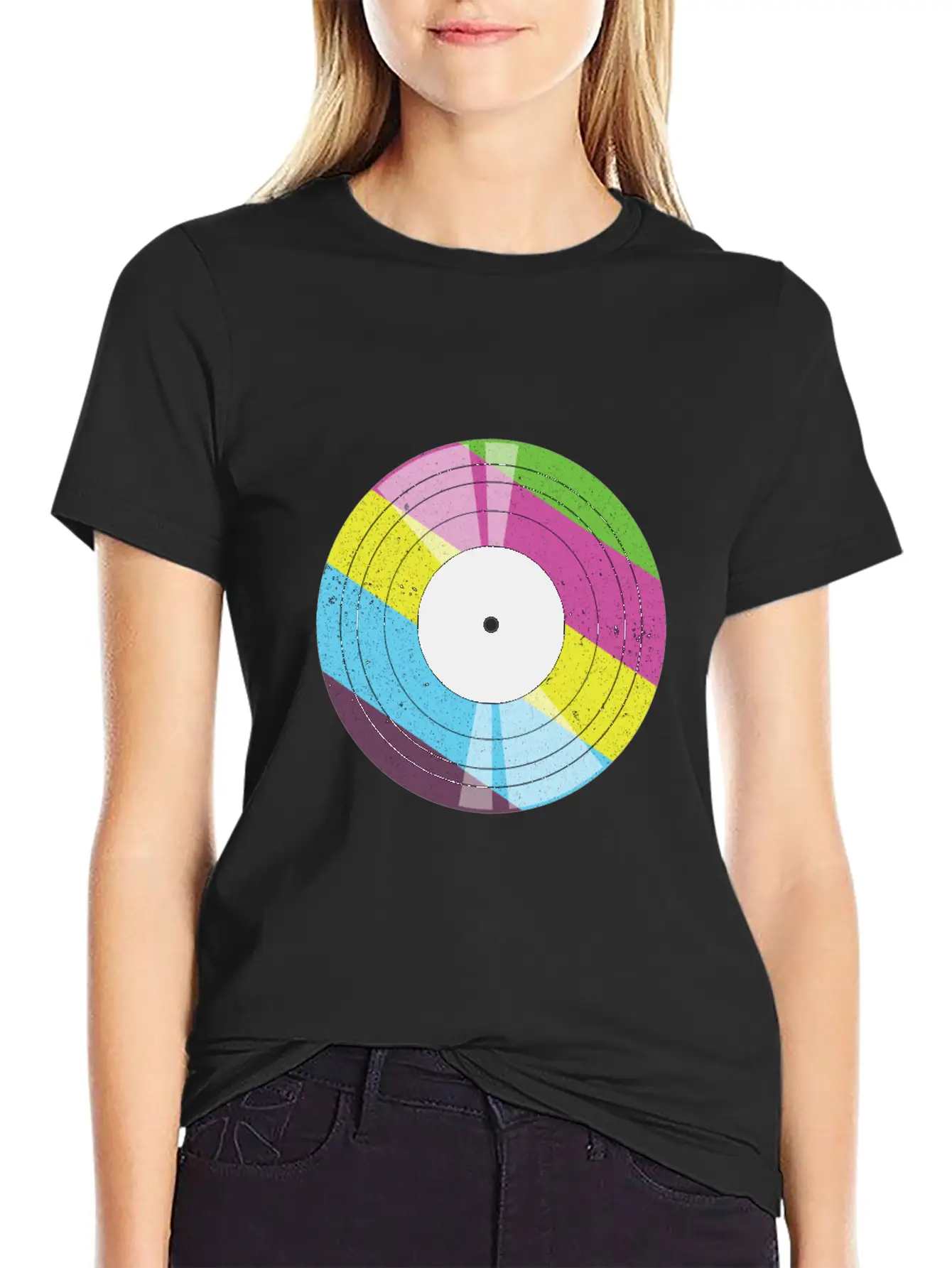Vintage Vinyl - 90s Modern Fit Casual T-Shirt – Clean And Versatile Design