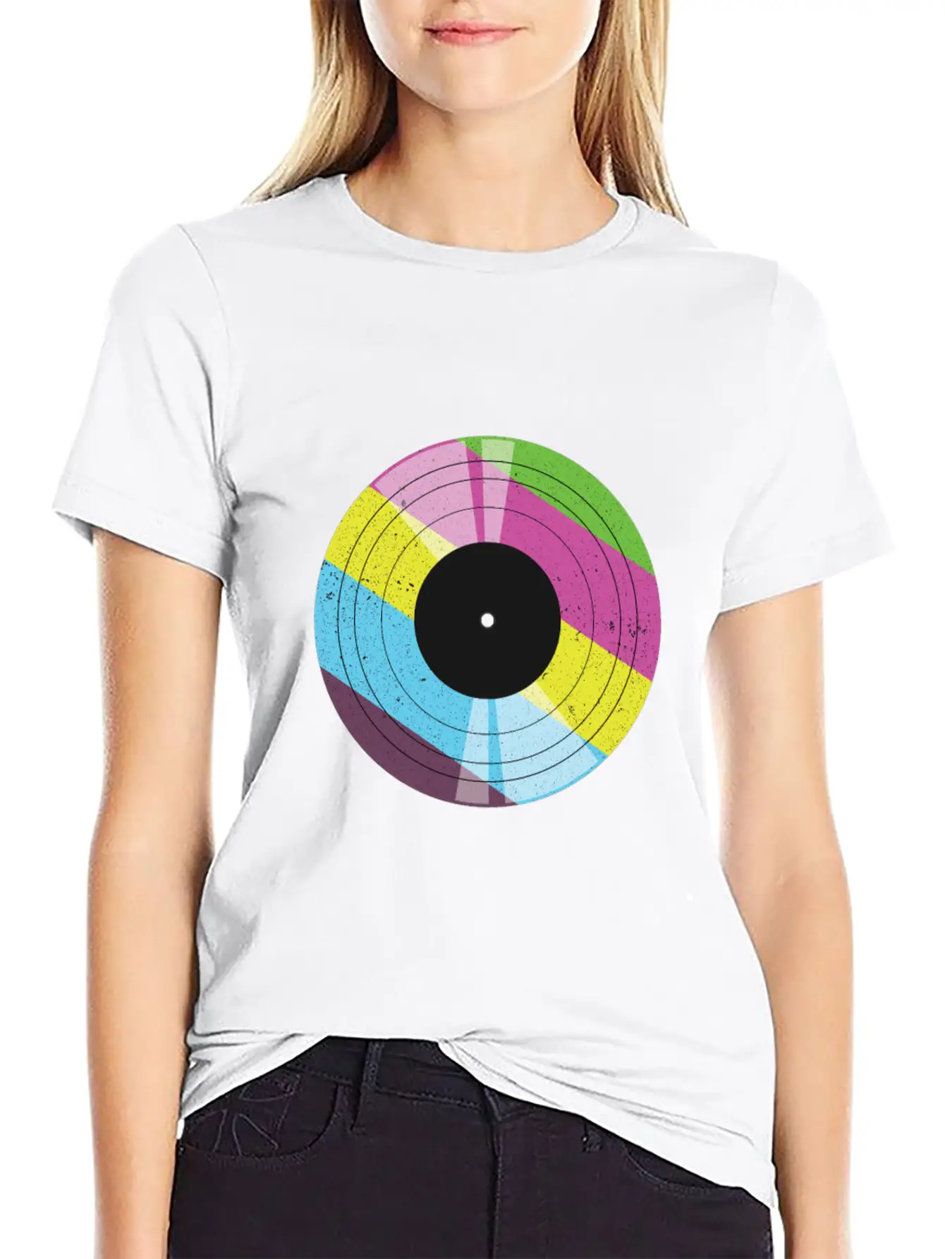 Vintage Vinyl - 90s Modern Fit Casual T-Shirt – Clean And Versatile Design