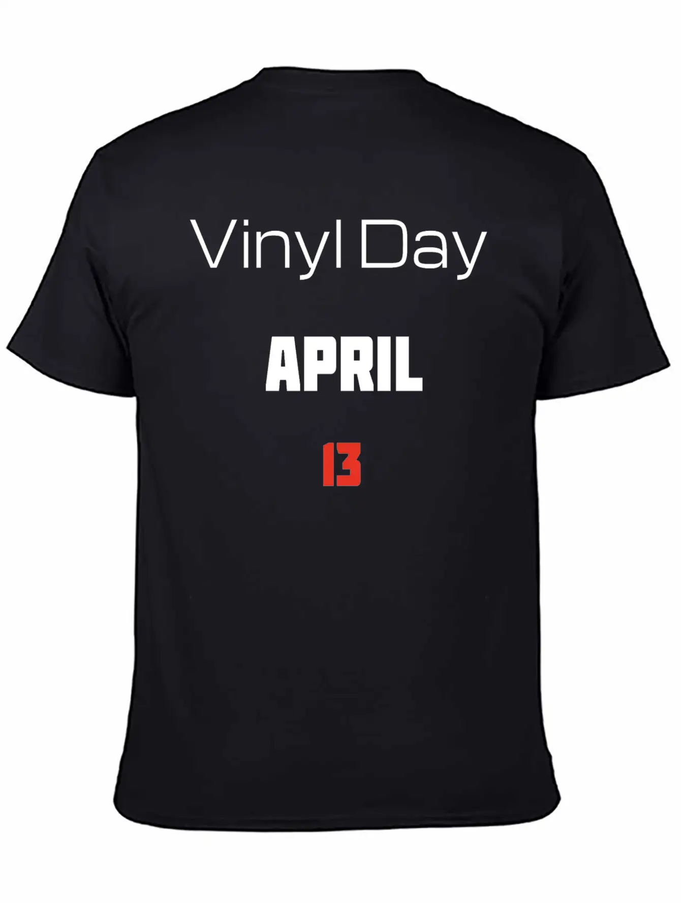 Vinyl Day April 13 Lightweight Cotton T-Shirt – Daily Comfort Graphic Shirt