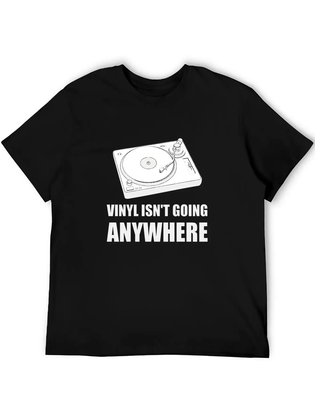 Vinyl Is Not Going Anywhere Lightweight Cotton T-Shirt – Daily Comfort Graphic Shirt