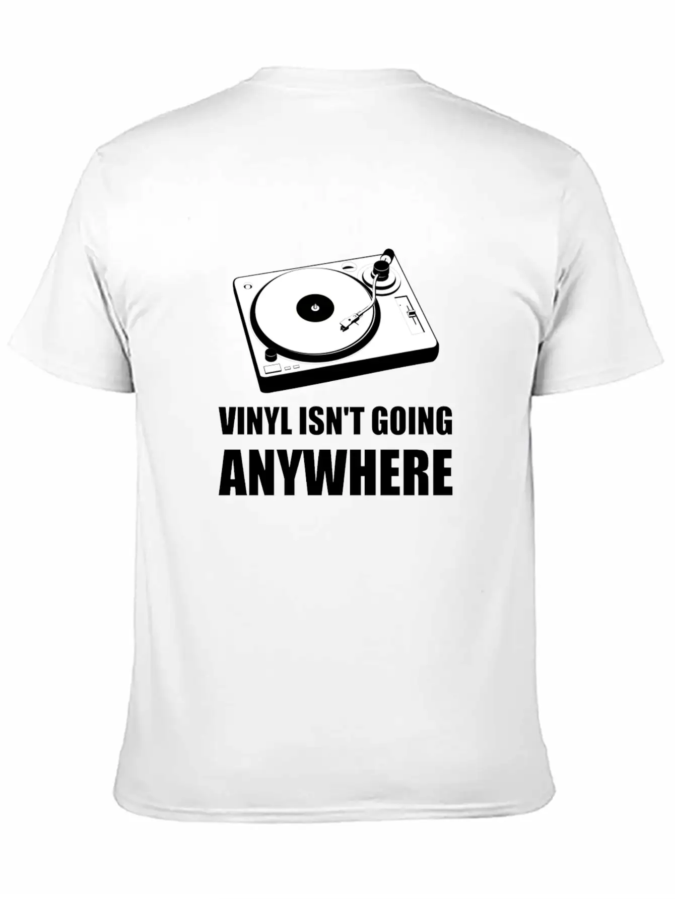 Vinyl Is Not Going Anywhere Lightweight Cotton T-Shirt – Daily Comfort Graphic Shirt