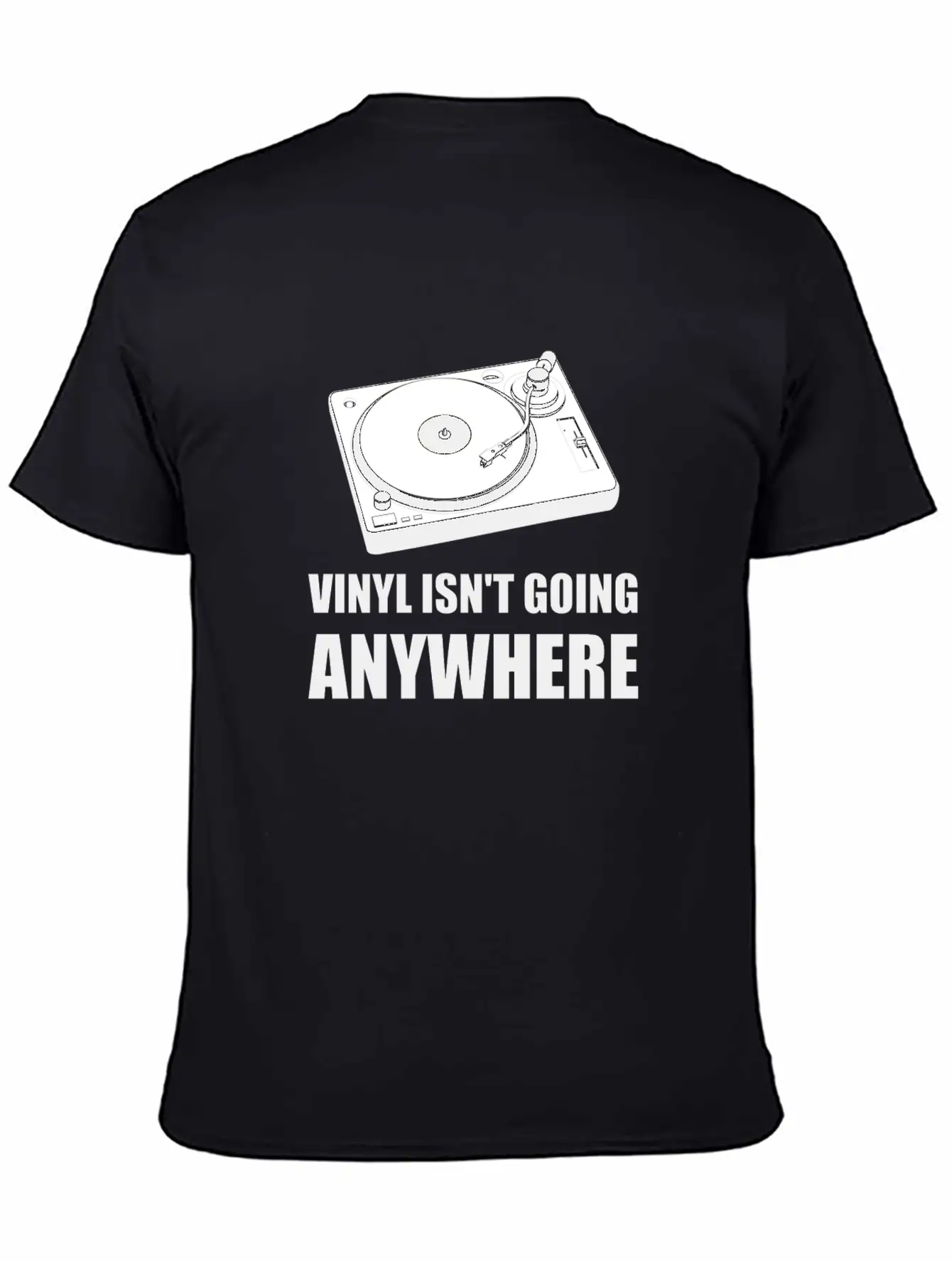 Vinyl Is Not Going Anywhere Lightweight Cotton T-Shirt – Daily Comfort Graphic Shirt