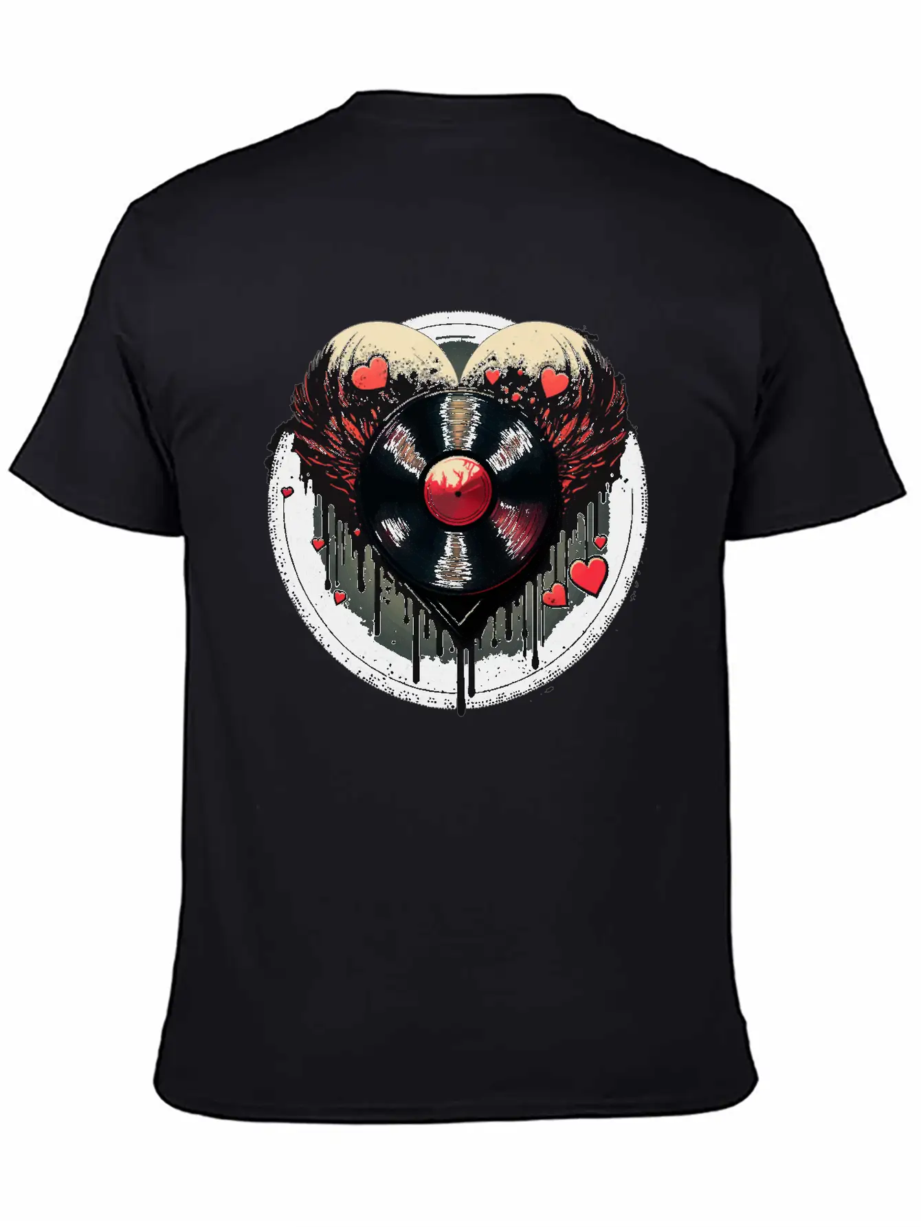 Vinyl Record Collector Lightweight Cotton T-Shirt – Daily Comfort Graphic Shirt