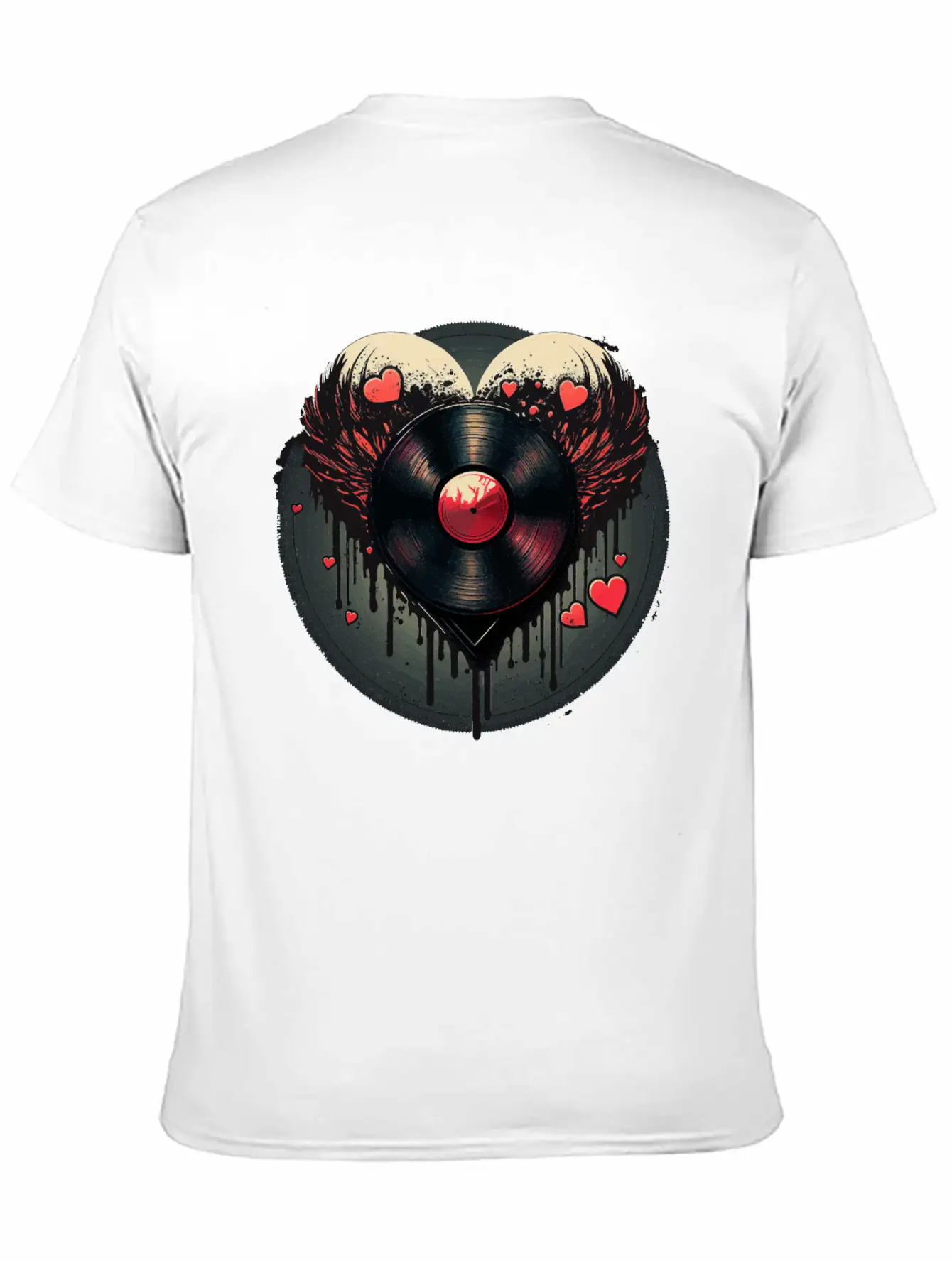 Vinyl Record Collector Lightweight Cotton T-Shirt – Daily Comfort Graphic Shirt