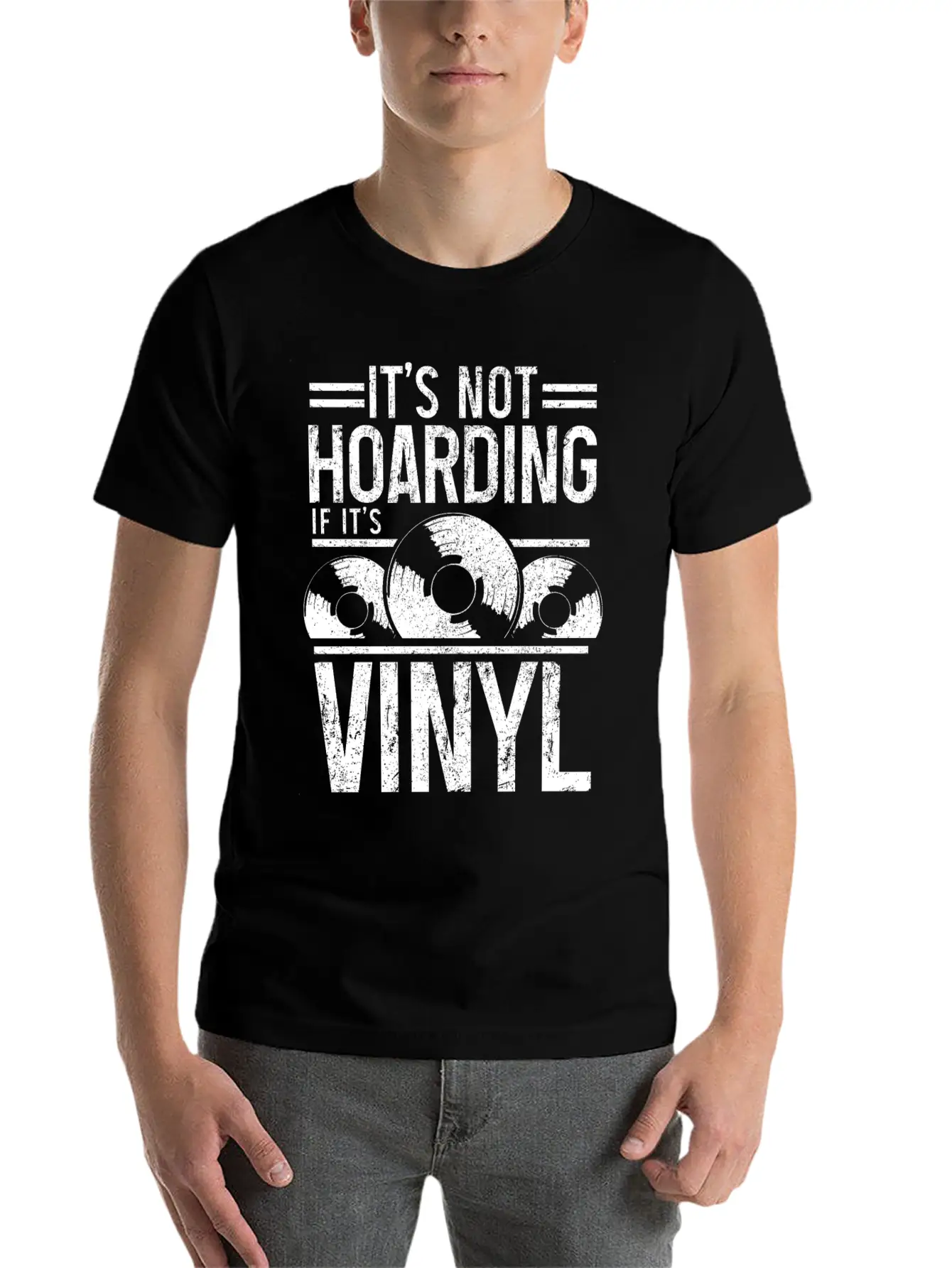 Vinyl Record Collector Music DJ Gift Soft Cotton Short Sleeve Tee – Unisex Wardrobe Staple