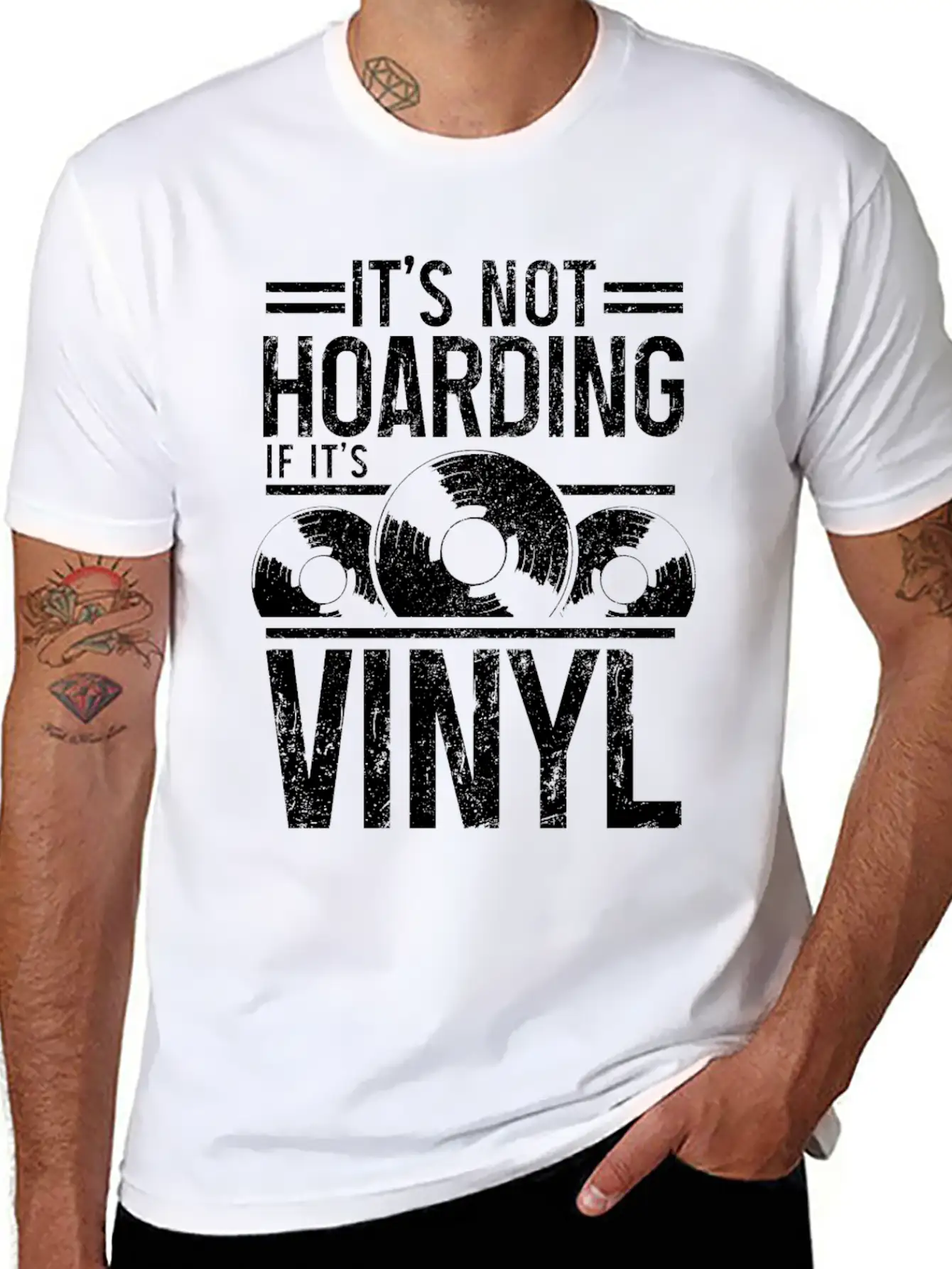 Vinyl Record Collector Music DJ Gift Soft Cotton Short Sleeve Tee – Unisex Wardrobe Staple