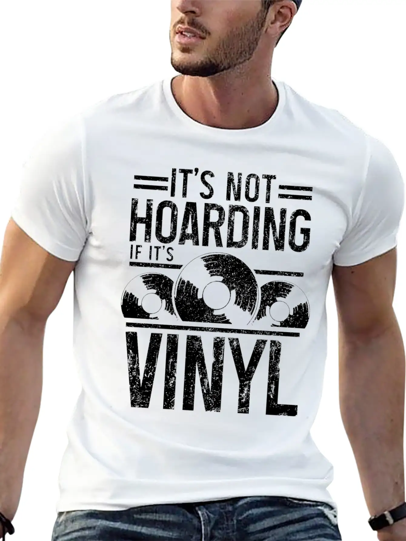 Vinyl Record Collector Music DJ Gift Soft Cotton Short Sleeve Tee – Unisex Wardrobe Staple