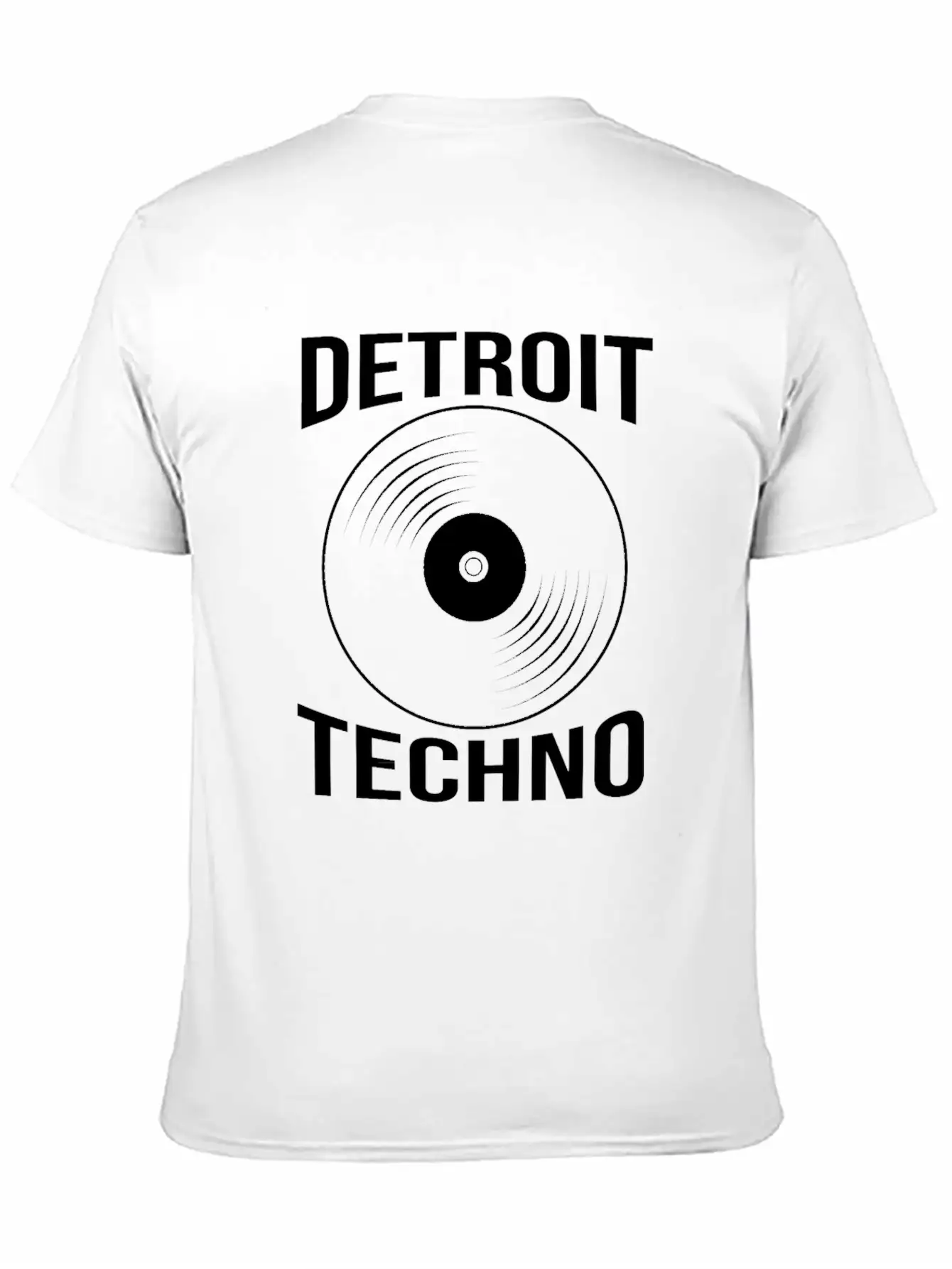 Vinyl Record Dj Edm Detroit Techno Unisex Casual T-Shirt – Clean Design For Daily Comfort