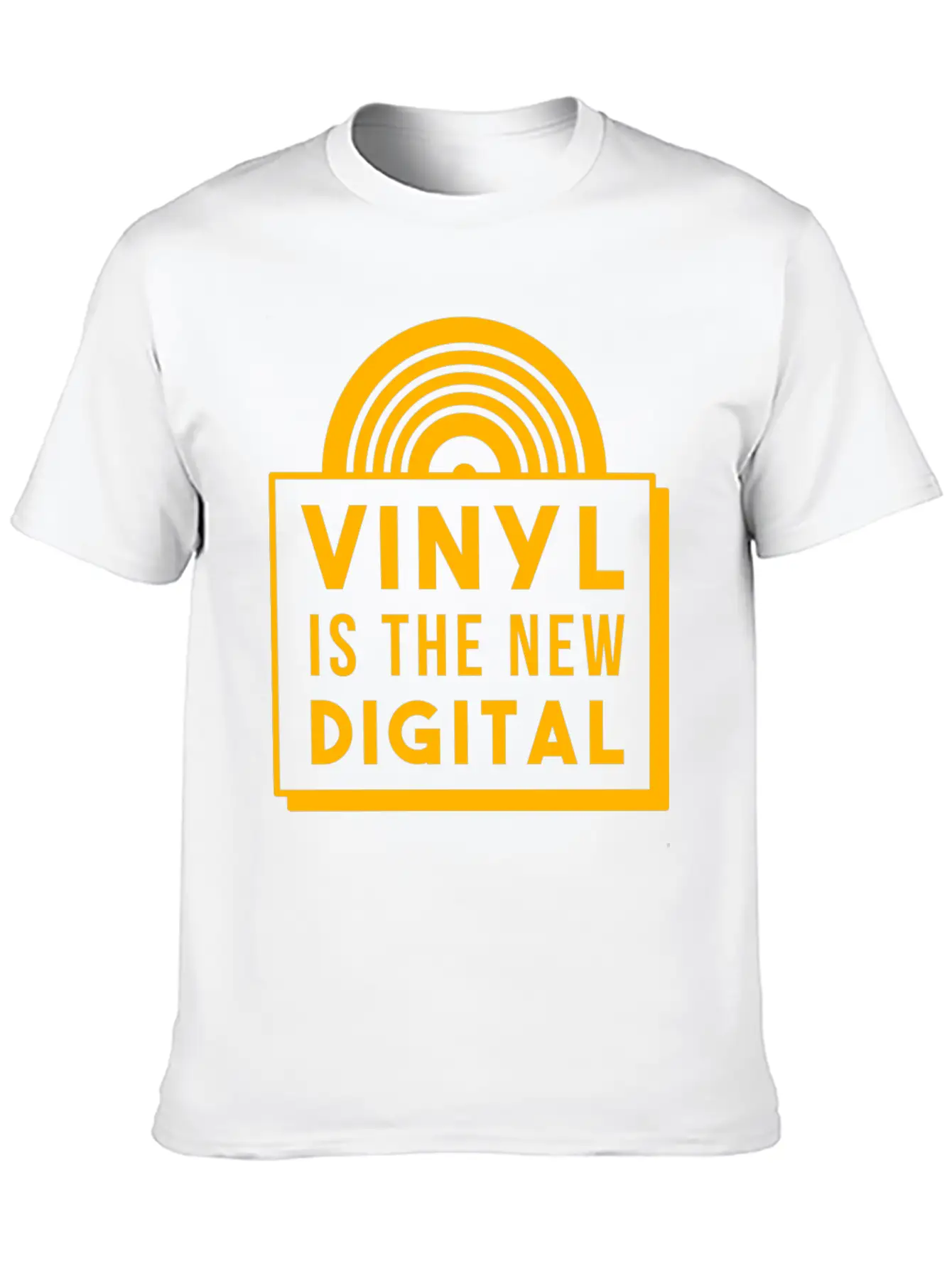 Vinyl Record Record Player Deejay DJ Musictape Unisex Casual T-Shirt – Clean Design For Daily Comfort