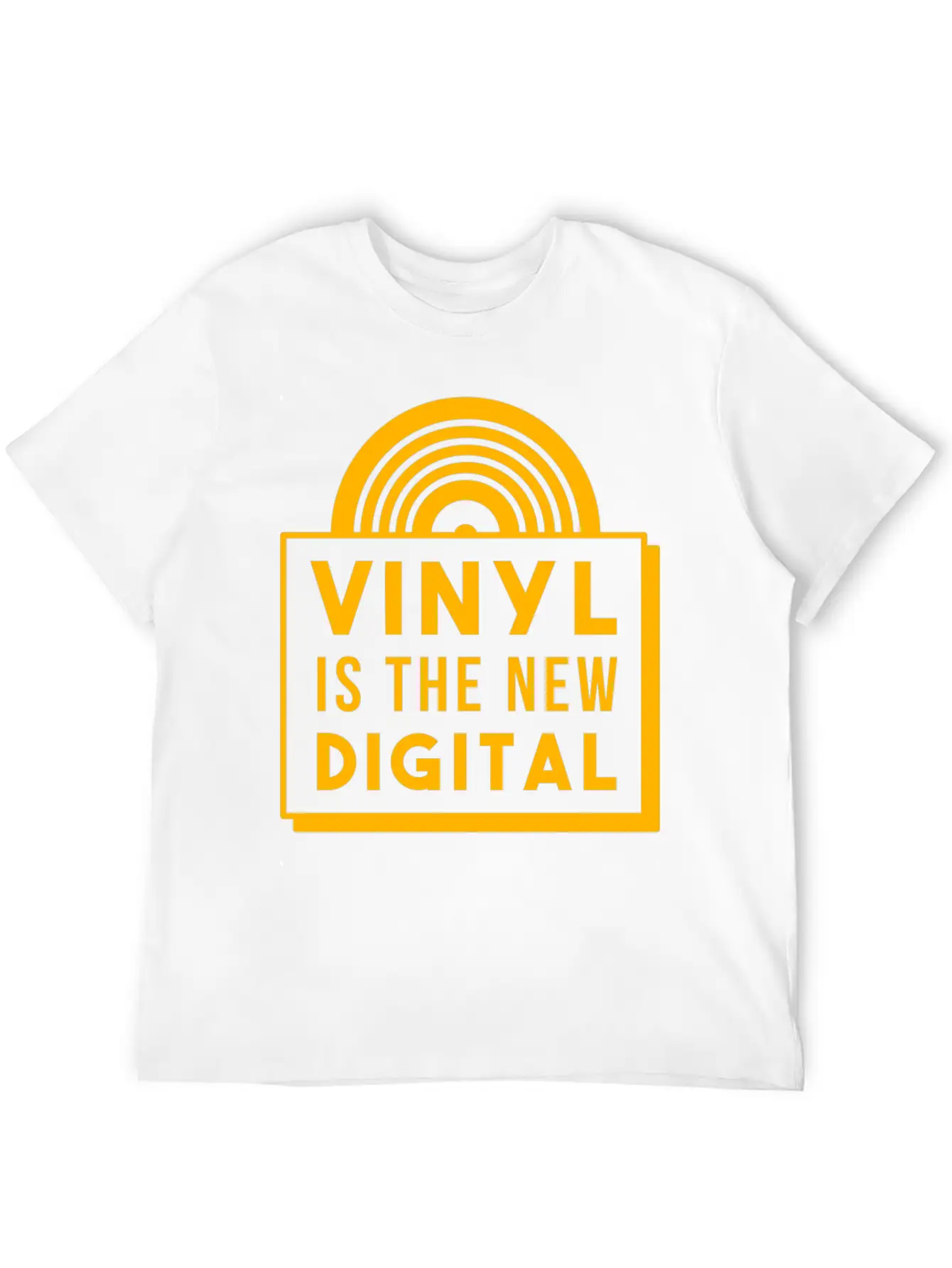 Vinyl Record Record Player Deejay DJ Musictape Unisex Casual T-Shirt – Clean Design For Daily Comfort