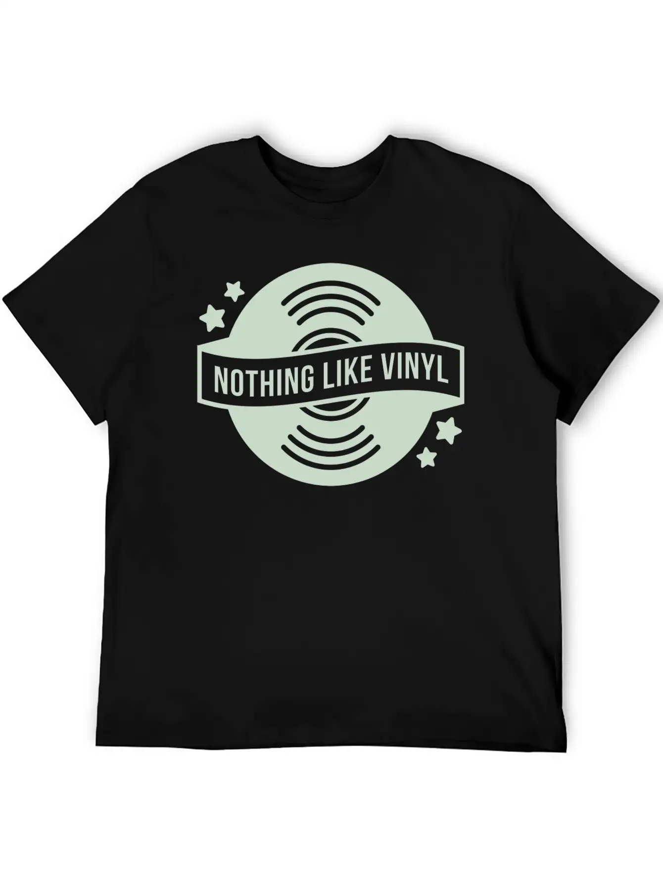 Vinyl Record Turntable Deejay DJ Musictape Soft Cotton Short Sleeve Tee – Unisex Wardrobe Staple