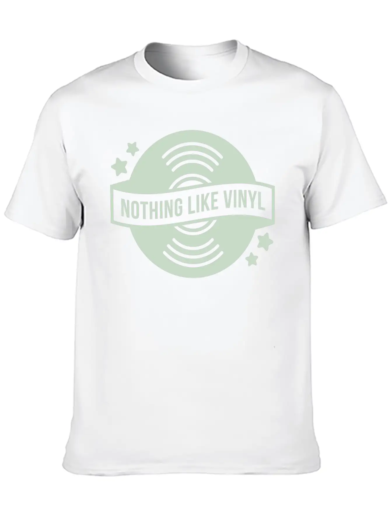 Vinyl Record Turntable Deejay DJ Musictape Soft Cotton Short Sleeve Tee – Unisex Wardrobe Staple