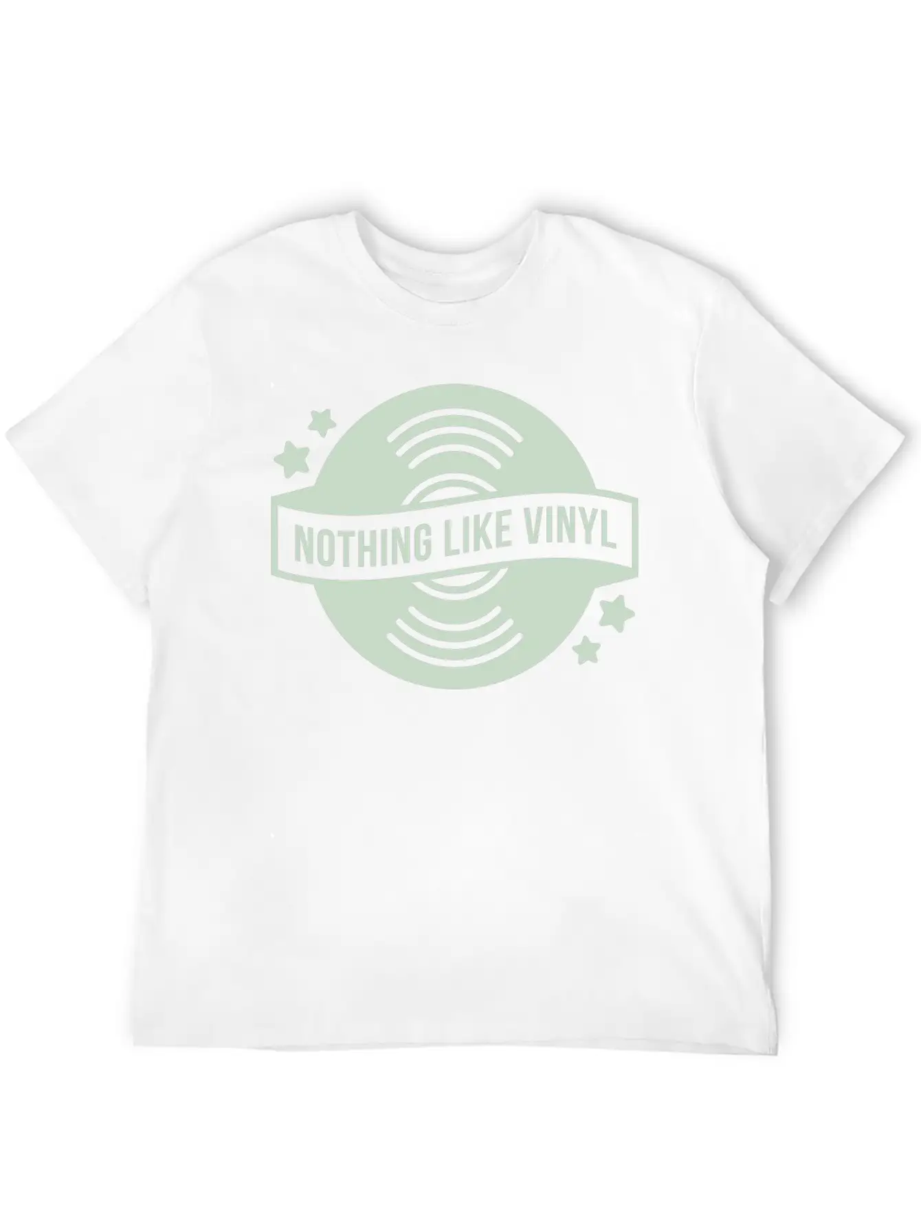 Vinyl Record Turntable Deejay DJ Musictape Soft Cotton Short Sleeve Tee – Unisex Wardrobe Staple