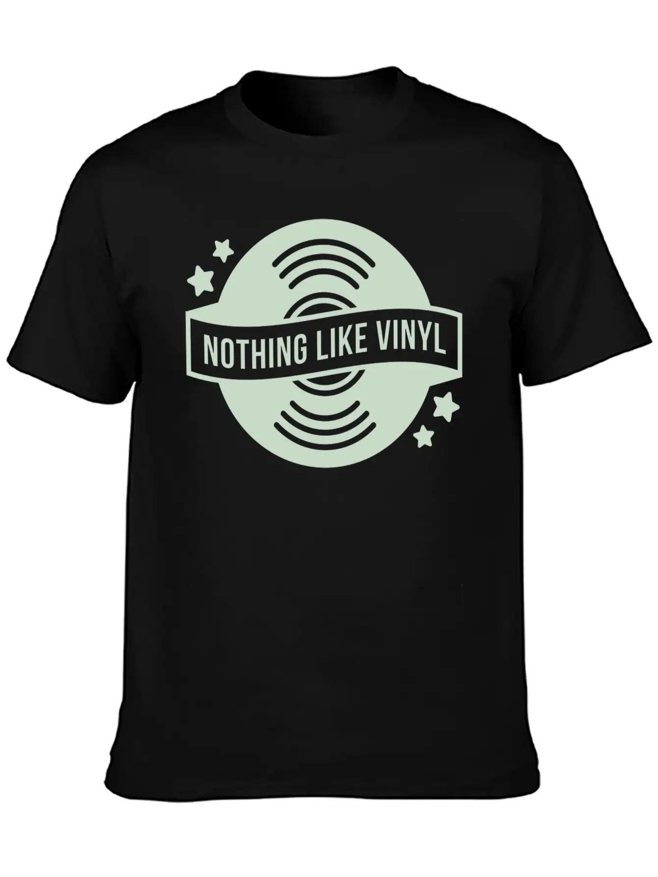 Vinyl Record Turntable Deejay DJ Musictape Soft Cotton Short Sleeve Tee – Unisex Wardrobe Staple