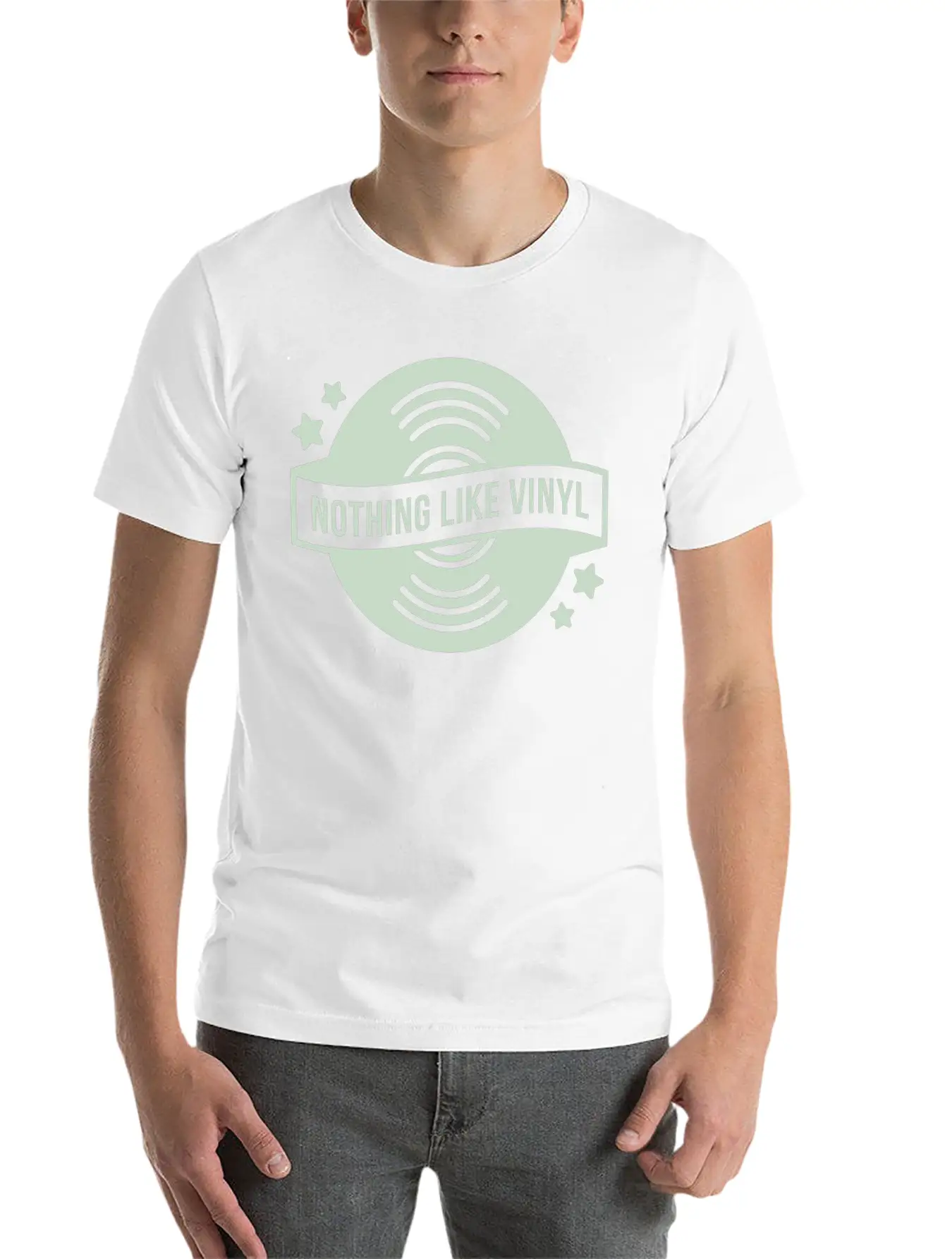 Vinyl Record Turntable Deejay DJ Musictape Unisex Casual T-Shirt – Clean Design For Daily Comfort