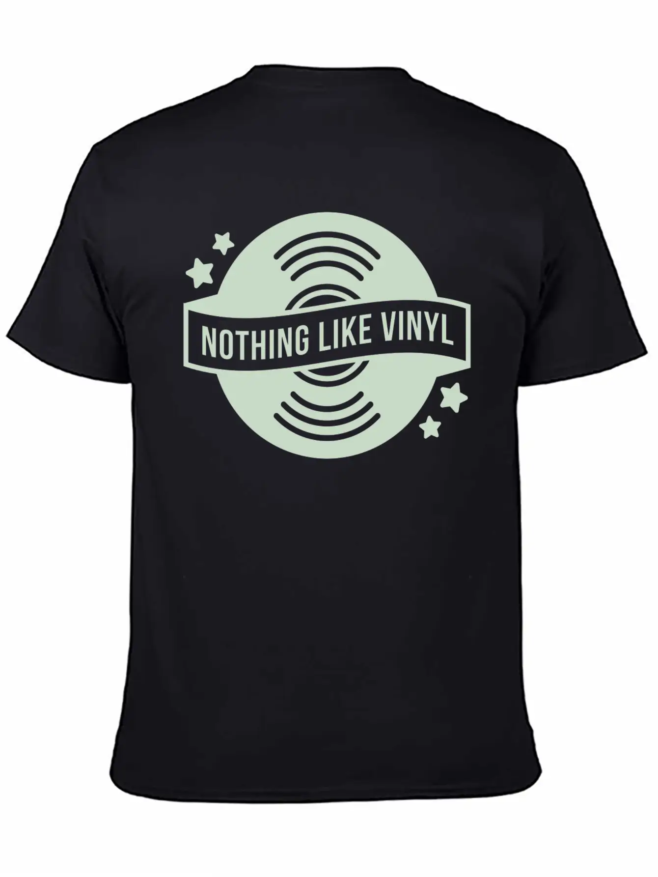 Vinyl Record Turntable Deejay DJ Musictape Unisex Casual T-Shirt – Clean Design For Daily Comfort