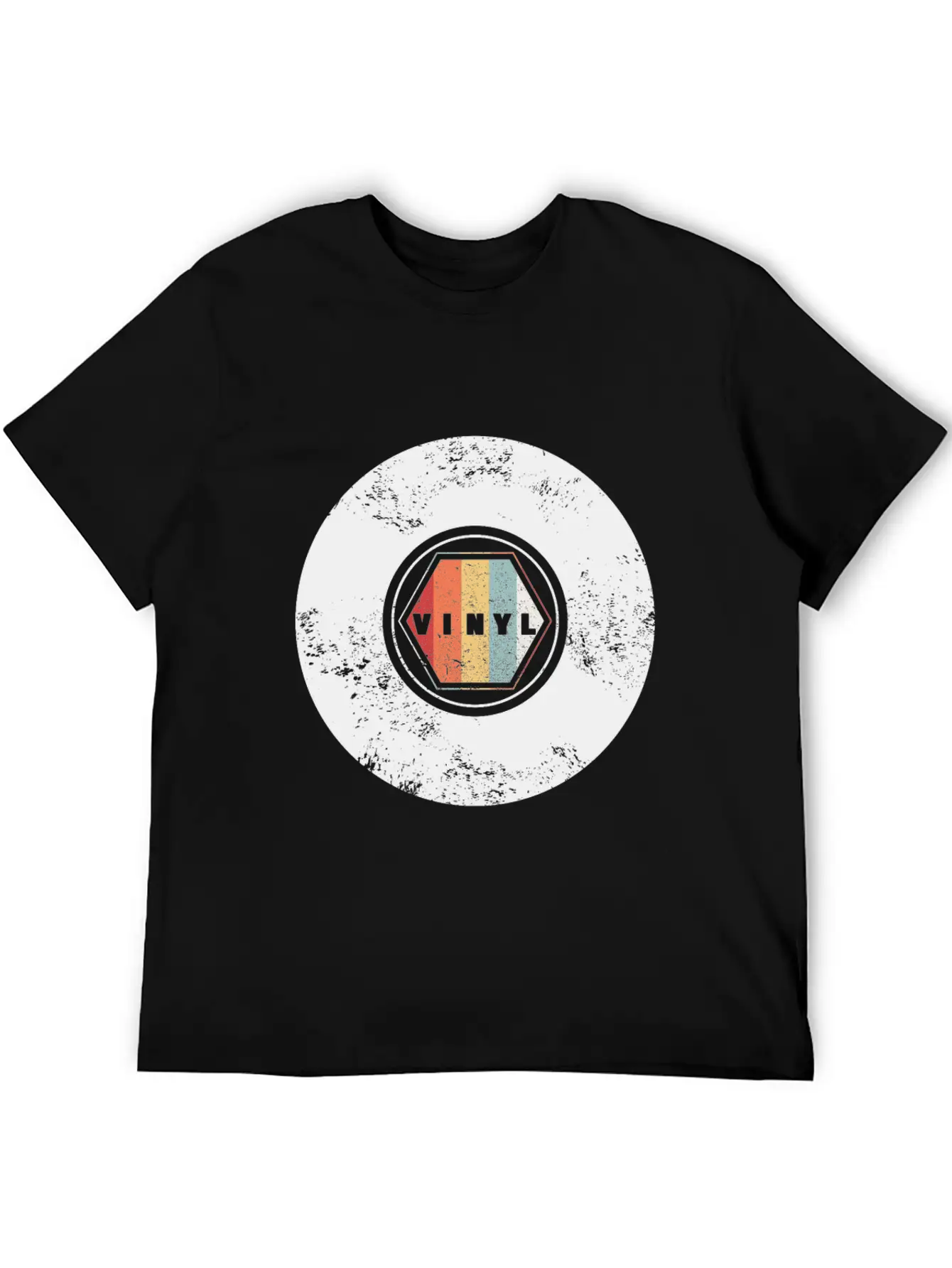 VINYL Retro Essential Cotton Tee For Daily Outfits – Unisex Style