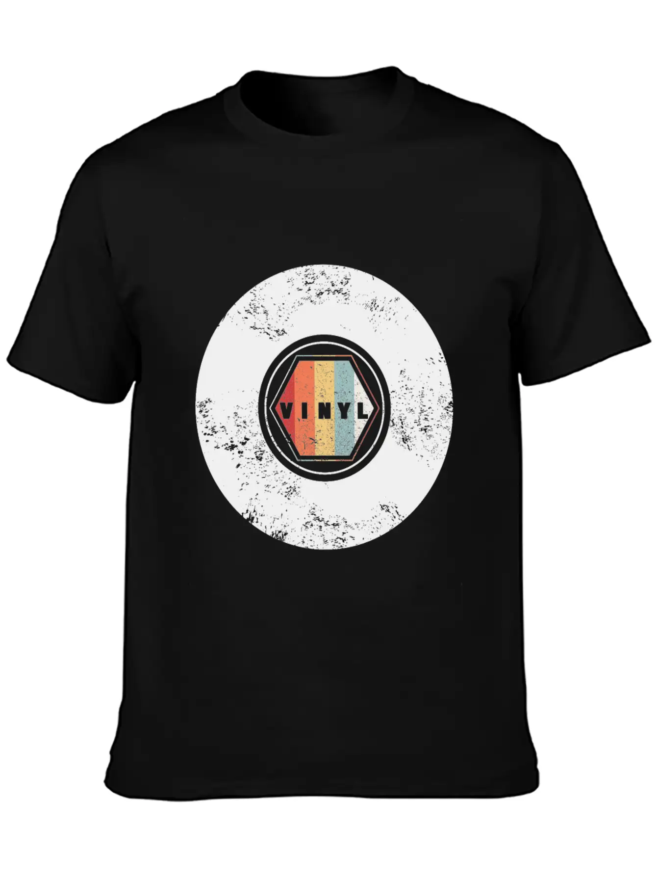 VINYL Retro Essential Cotton Tee For Daily Outfits – Unisex Style