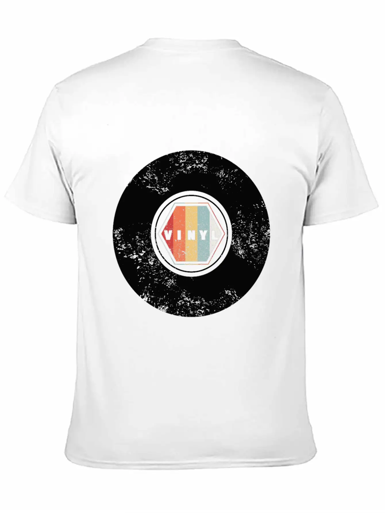 VINYL Retro Essential Cotton Tee For Daily Outfits – Unisex Style