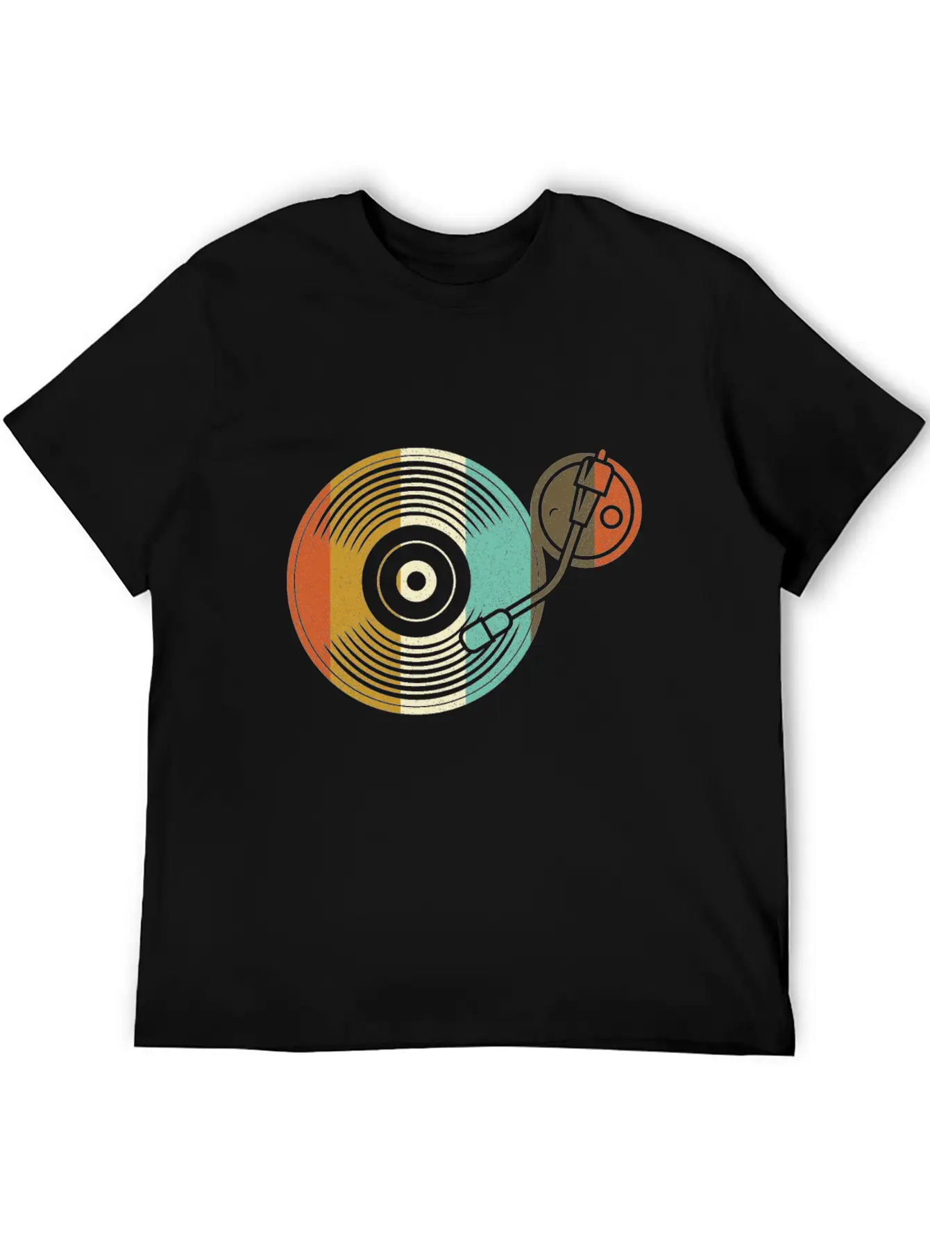 Vinyl Switch - Retro Turntable - DJ Vintage Classic Fit Graphic Tee For Daily Comfort – Unisex Cotton Shirt