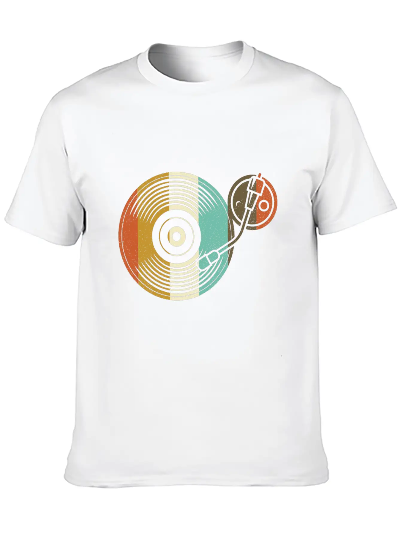 Vinyl Switch - Retro Turntable - DJ Vintage Classic Fit Graphic Tee For Daily Comfort – Unisex Cotton Shirt