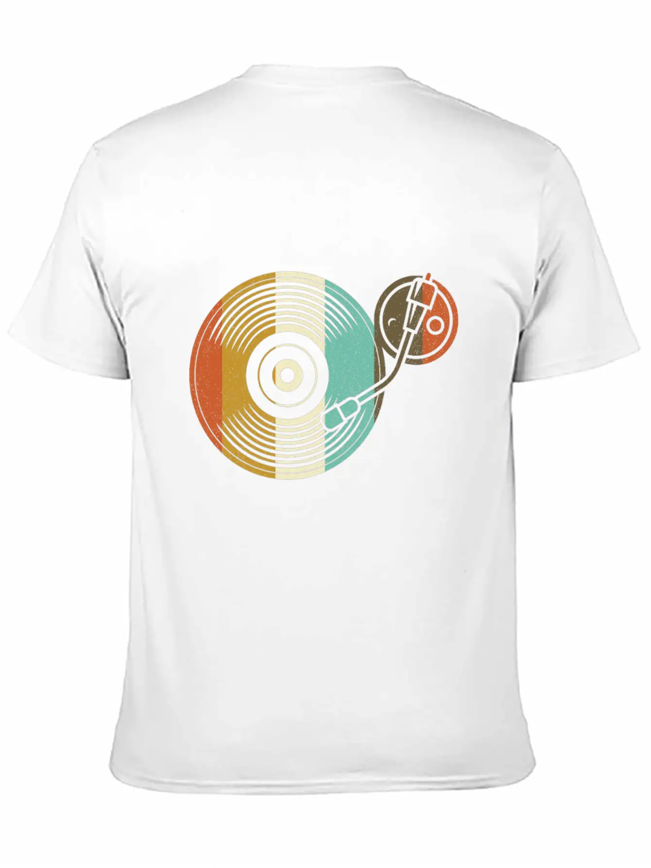 Vinyl Switch - Retro Turntable - DJ Vintage Classic Fit Graphic Tee For Daily Comfort – Unisex Cotton Shirt